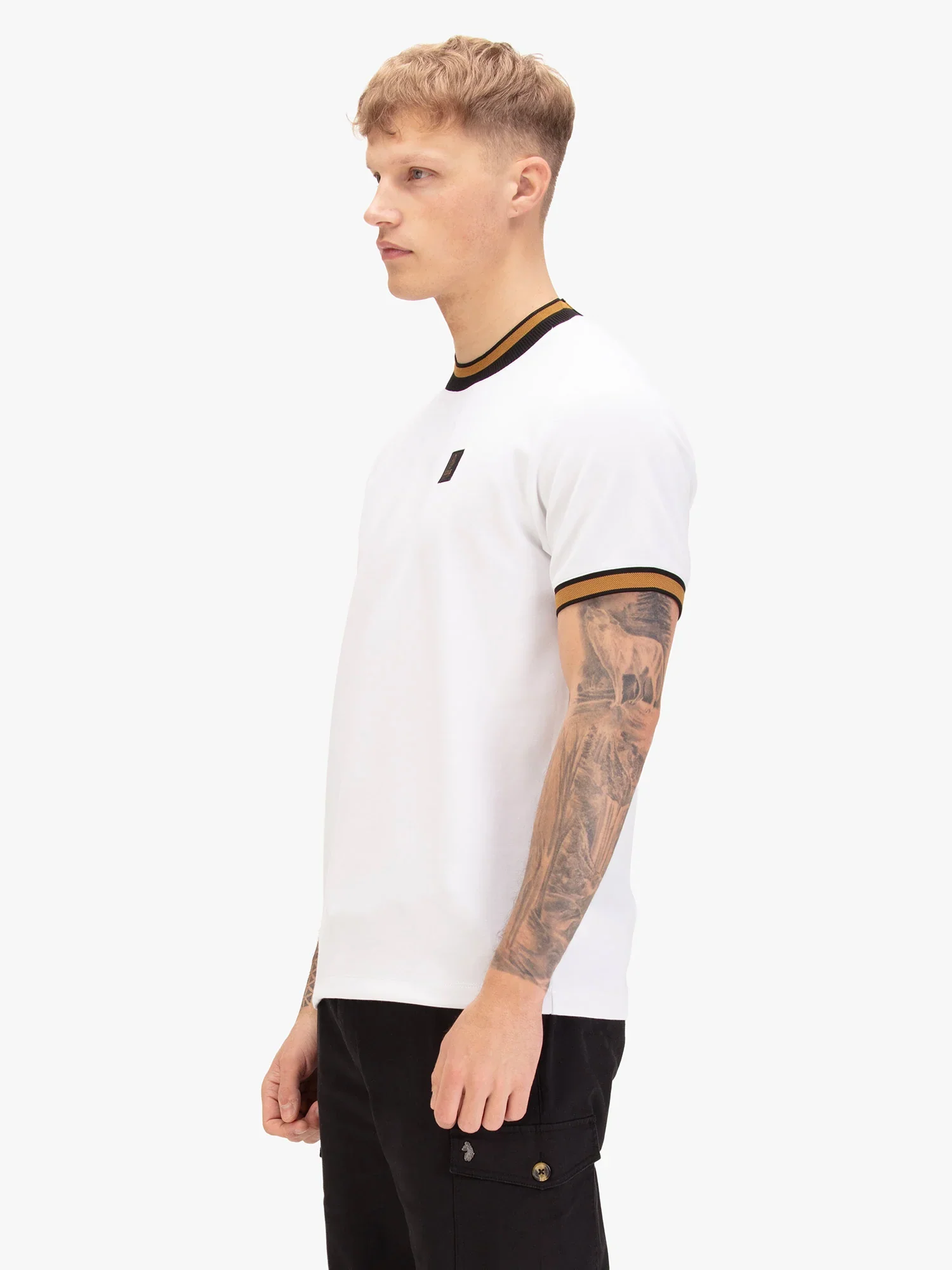 Luke 1977 Coron T-Shirt - White/Black/Gold - Image 3
