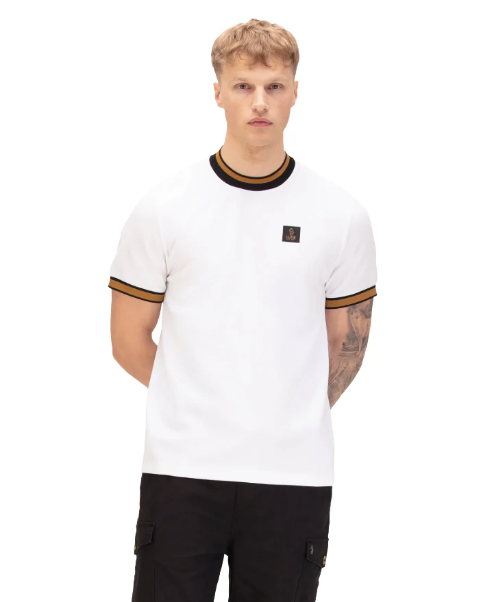 Luke 1977 Coron T-Shirt - White/Black/Gold - Image 4