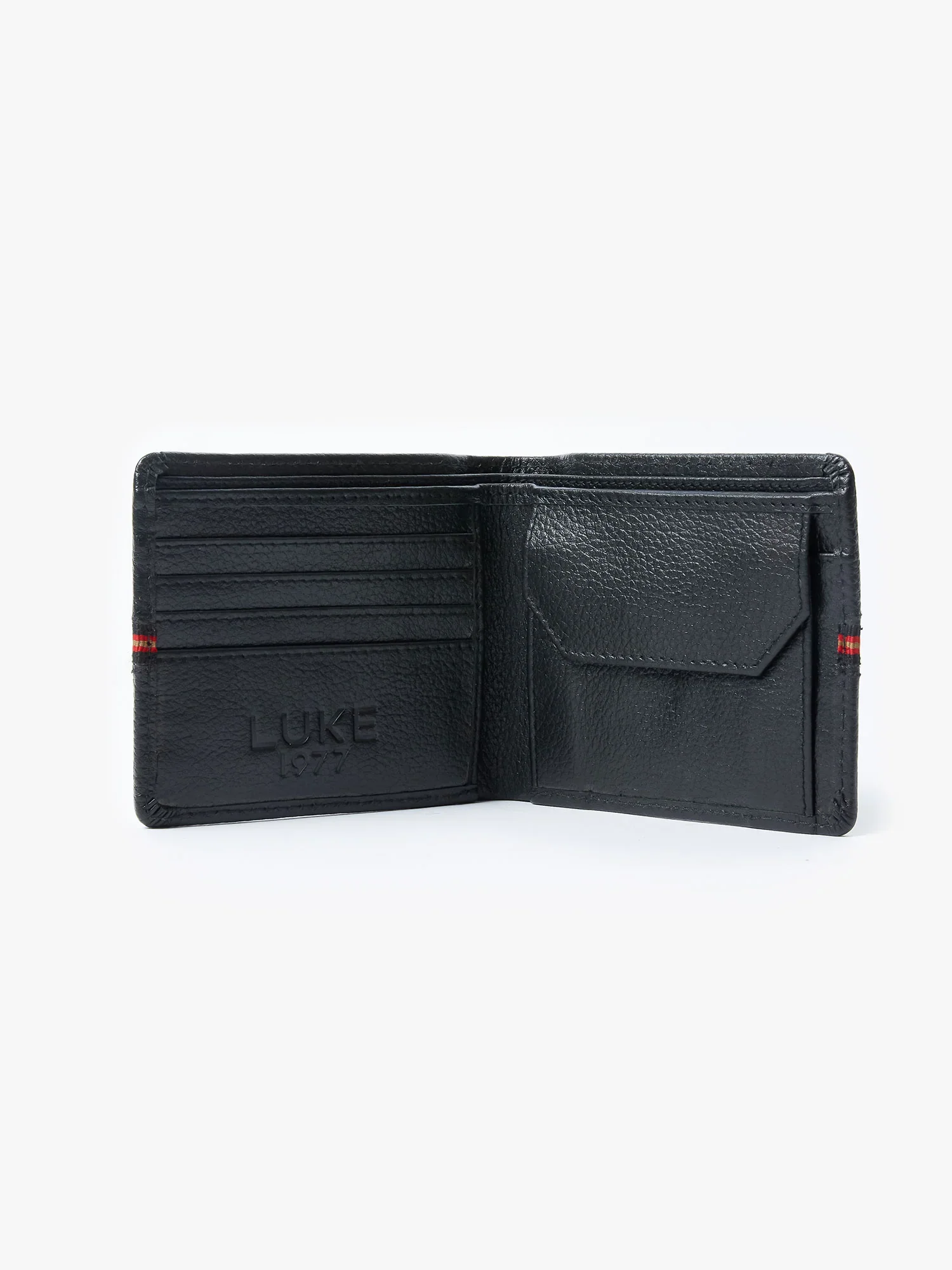 Luke 1977 Milled Leather Wallet - Black - Image 2