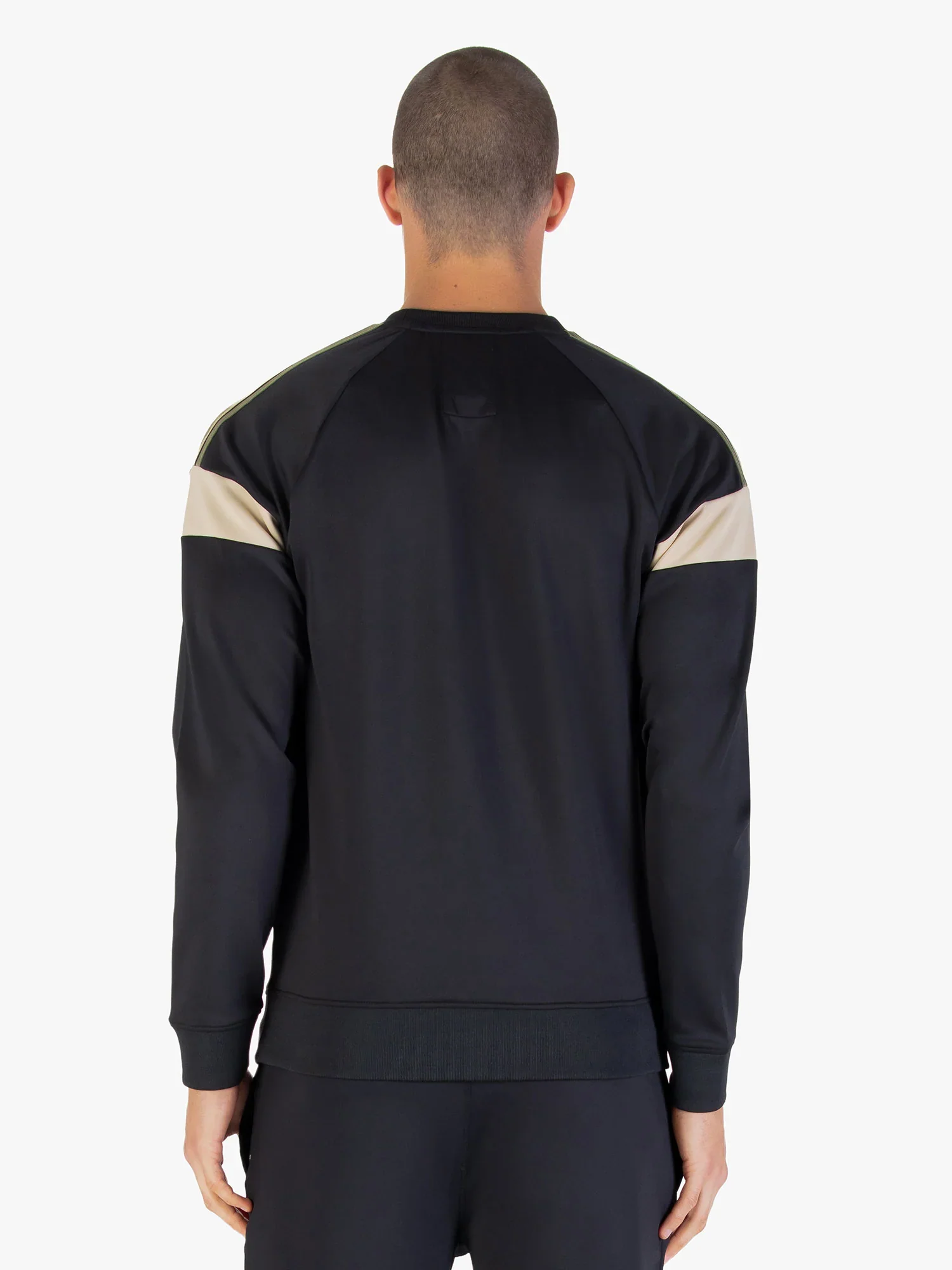 Luke 1977 M590334 Adam 3 Detail Crewneck Sweatshirt - Clover Mix - Image 2