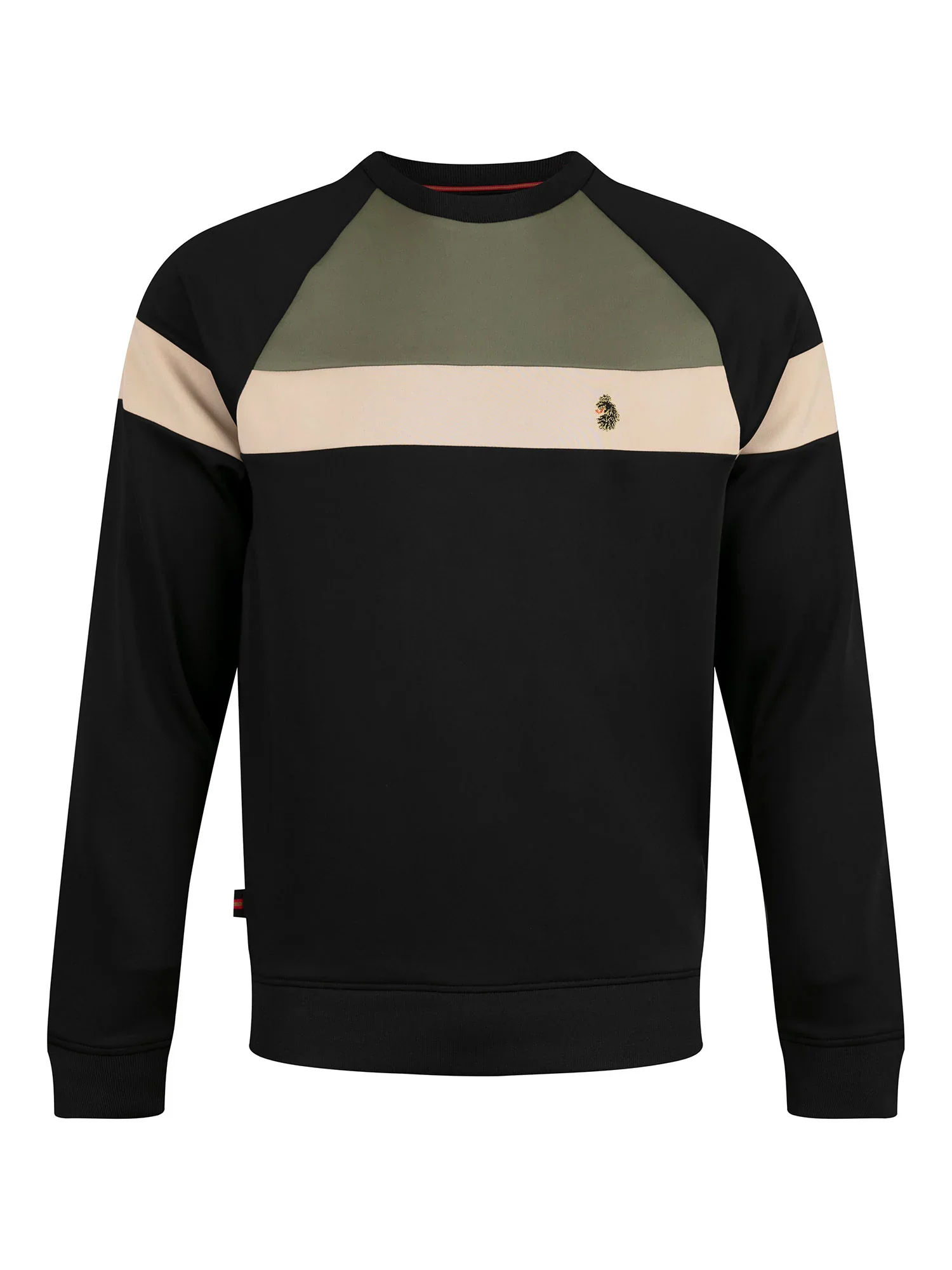 Luke 1977 M590334 Adam 3 Detail Crewneck Sweatshirt - Clover Mix - Image 4