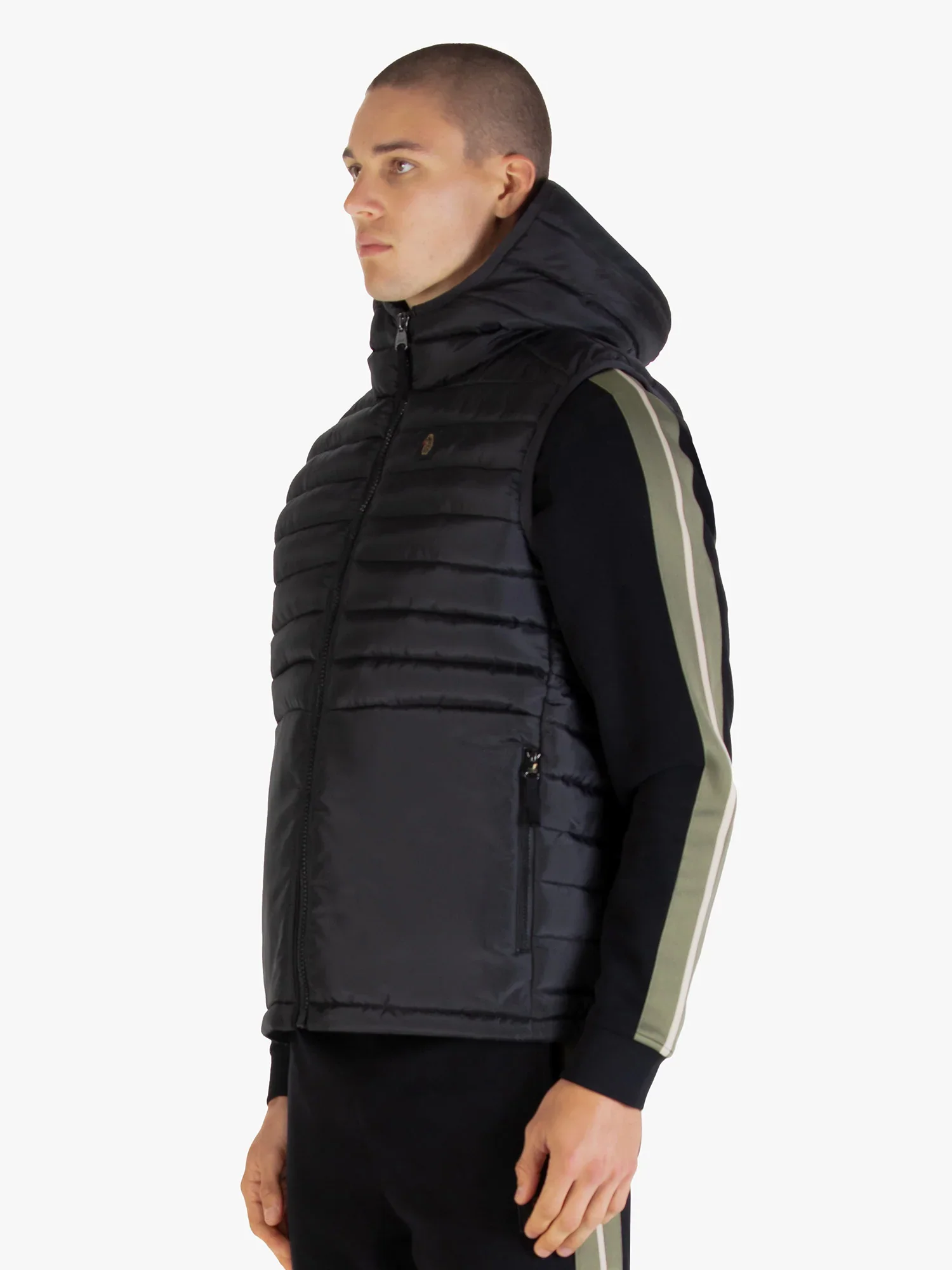Luke 1977 Bub Hood 2 Gilet - Black - Image 3