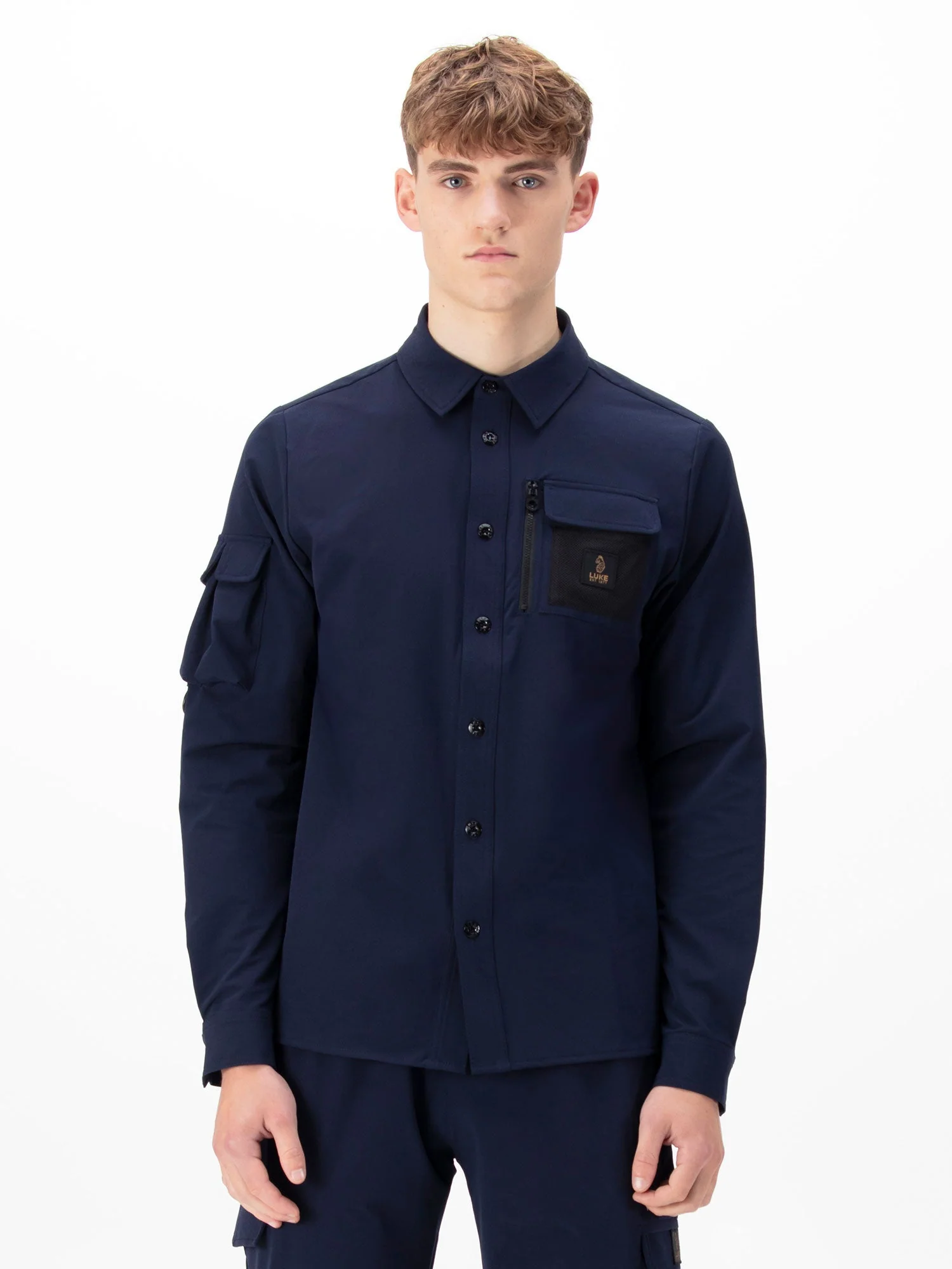 Luke 1977 M710950 Hulun Pocket Jacket Dark Navy - Image 2