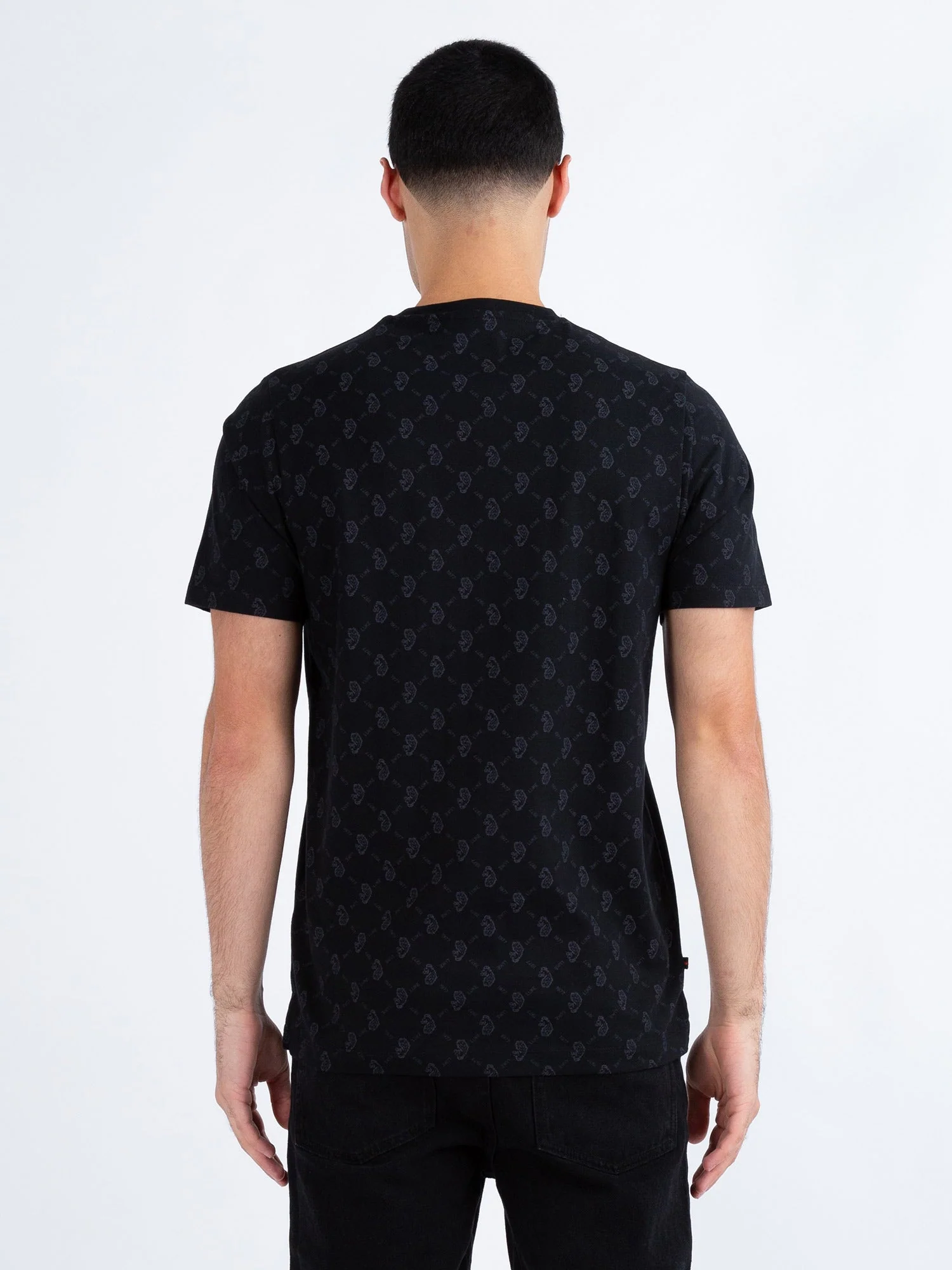 Luke 1977 M730162 Lineker Overprint T-shirt Black Charcoal - Image 3