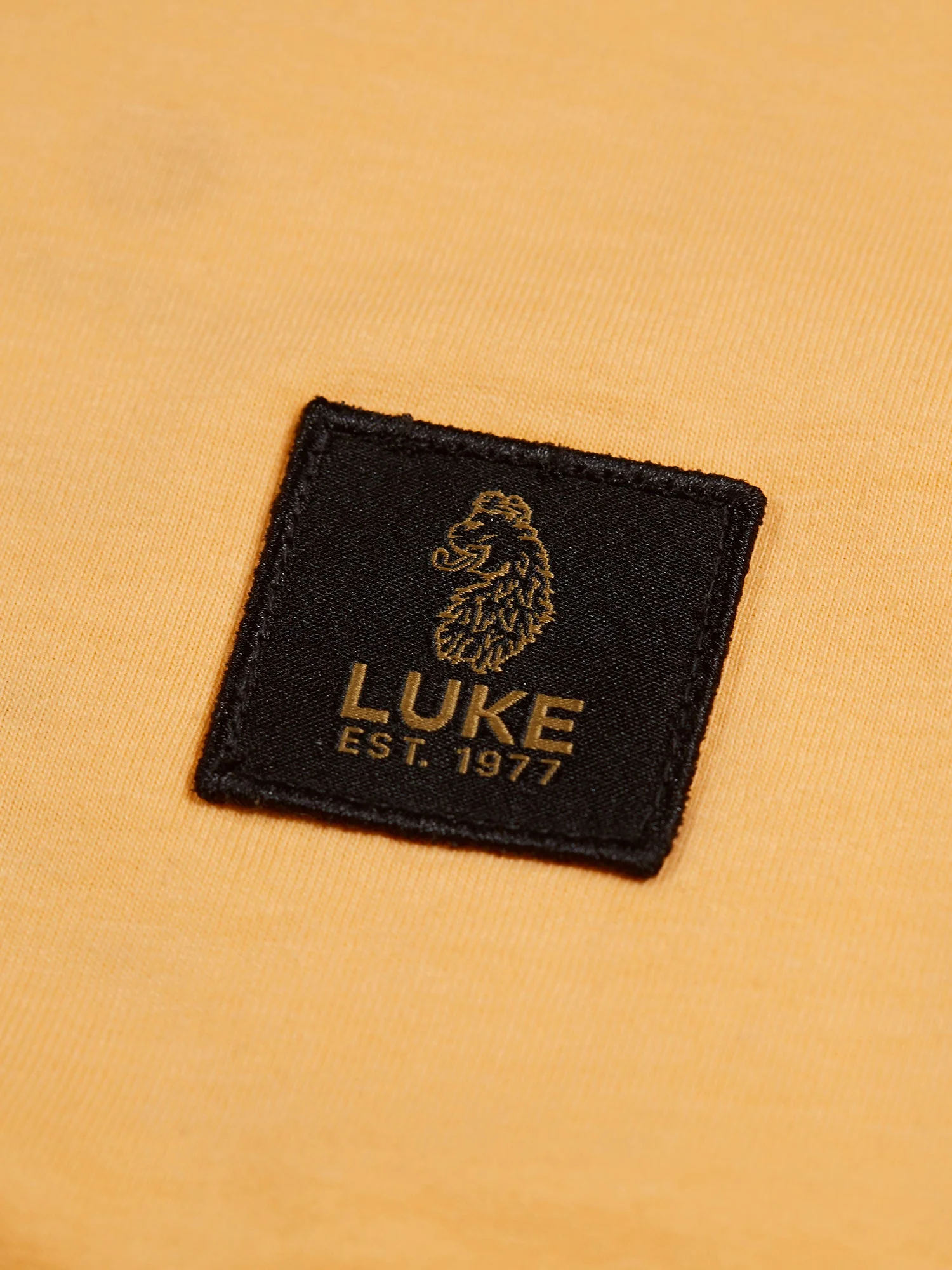 Luke 1977 M731450 Laos Patch Polo Shirt Nectarine - Image 4