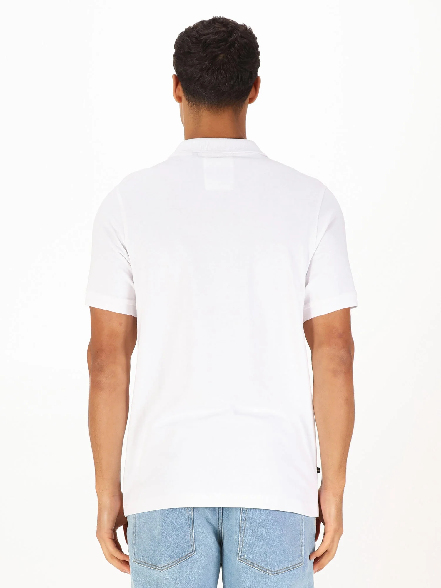 Luke 1977 M731450 Laos Patch Polo Shirt White - Image 3