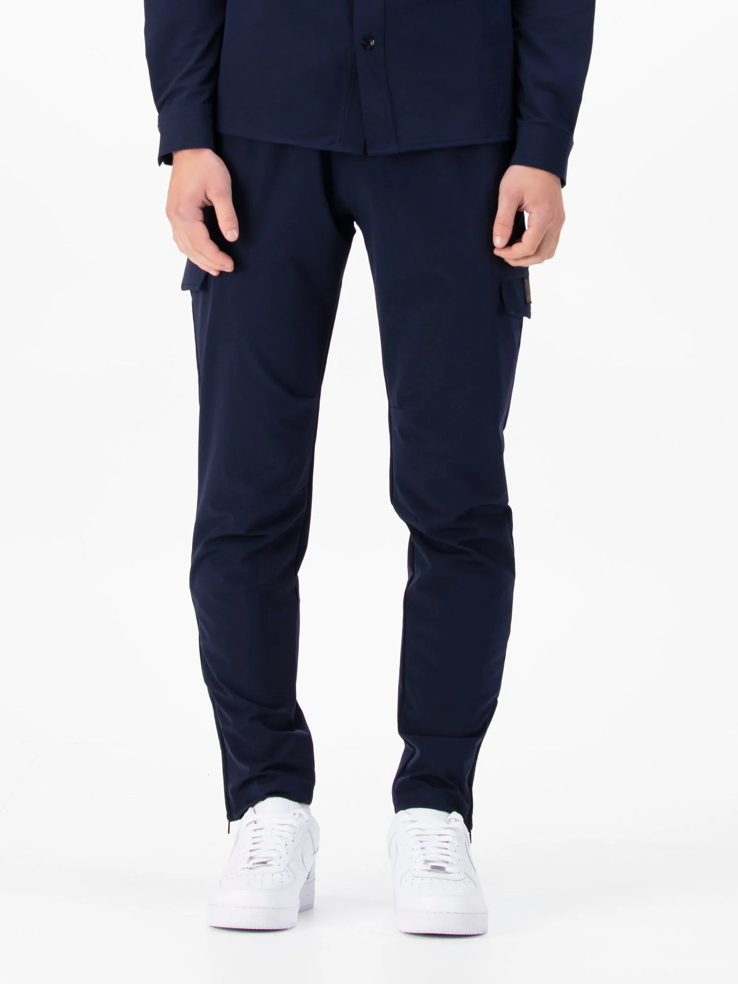 Luke 1977 M750450 Semantic Woven Cargos Dark Navy - Image 2