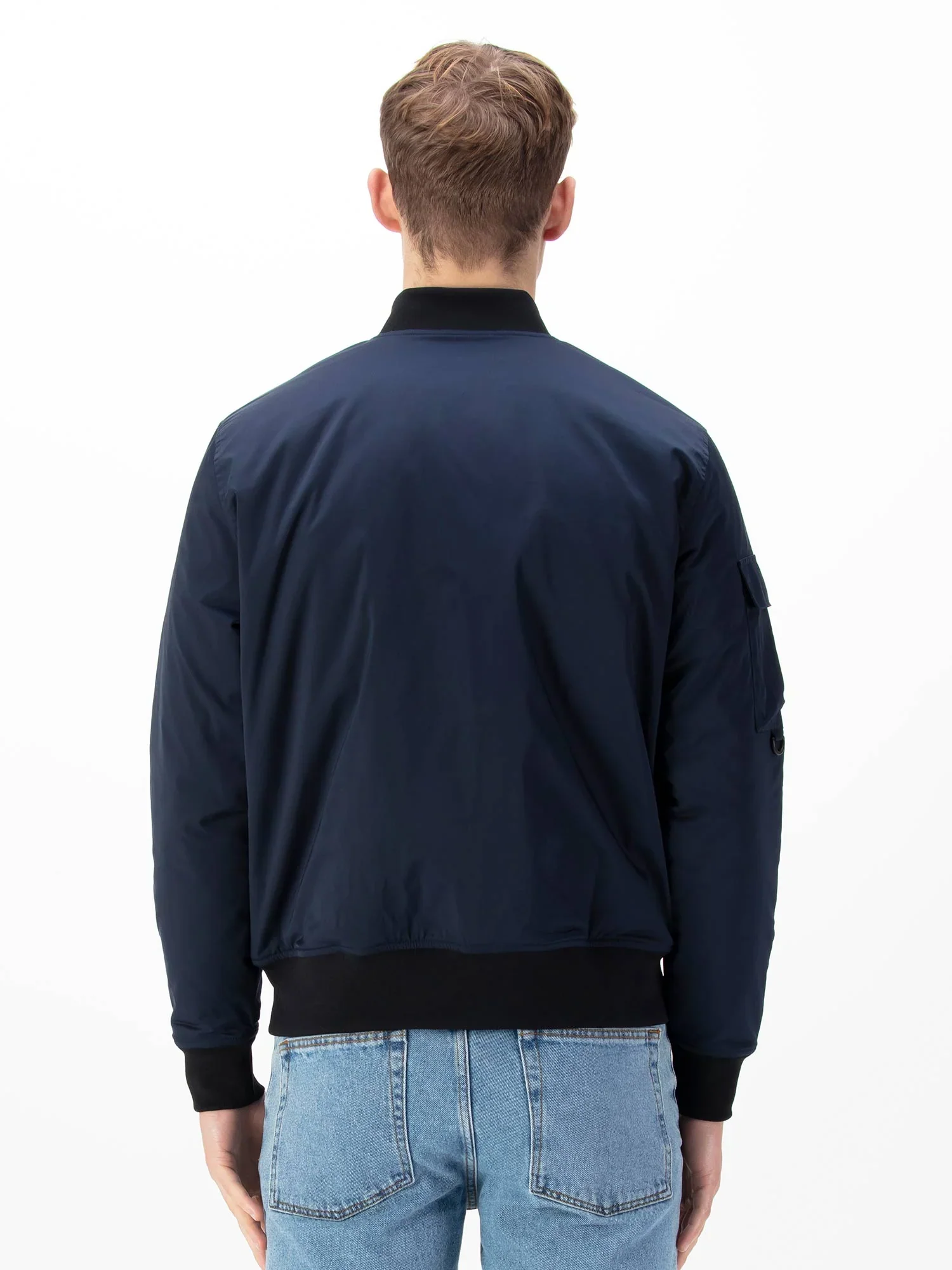 Luke 1977 Suzhou Reversible Bomber Jacket - Dark Navy - Image 3