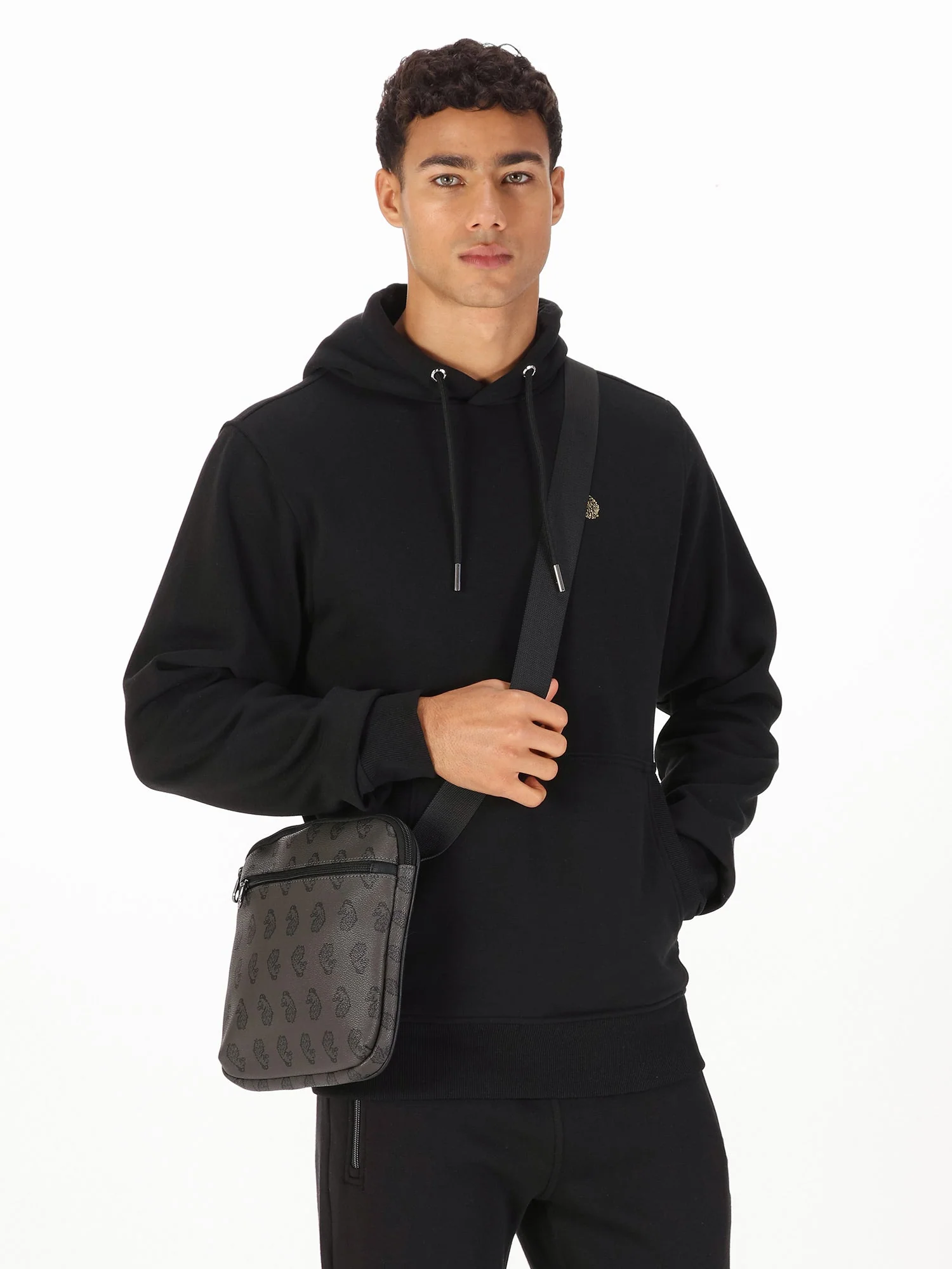 Luke 1977 M781252 Beesley Crossbody Bag Black - Image 2