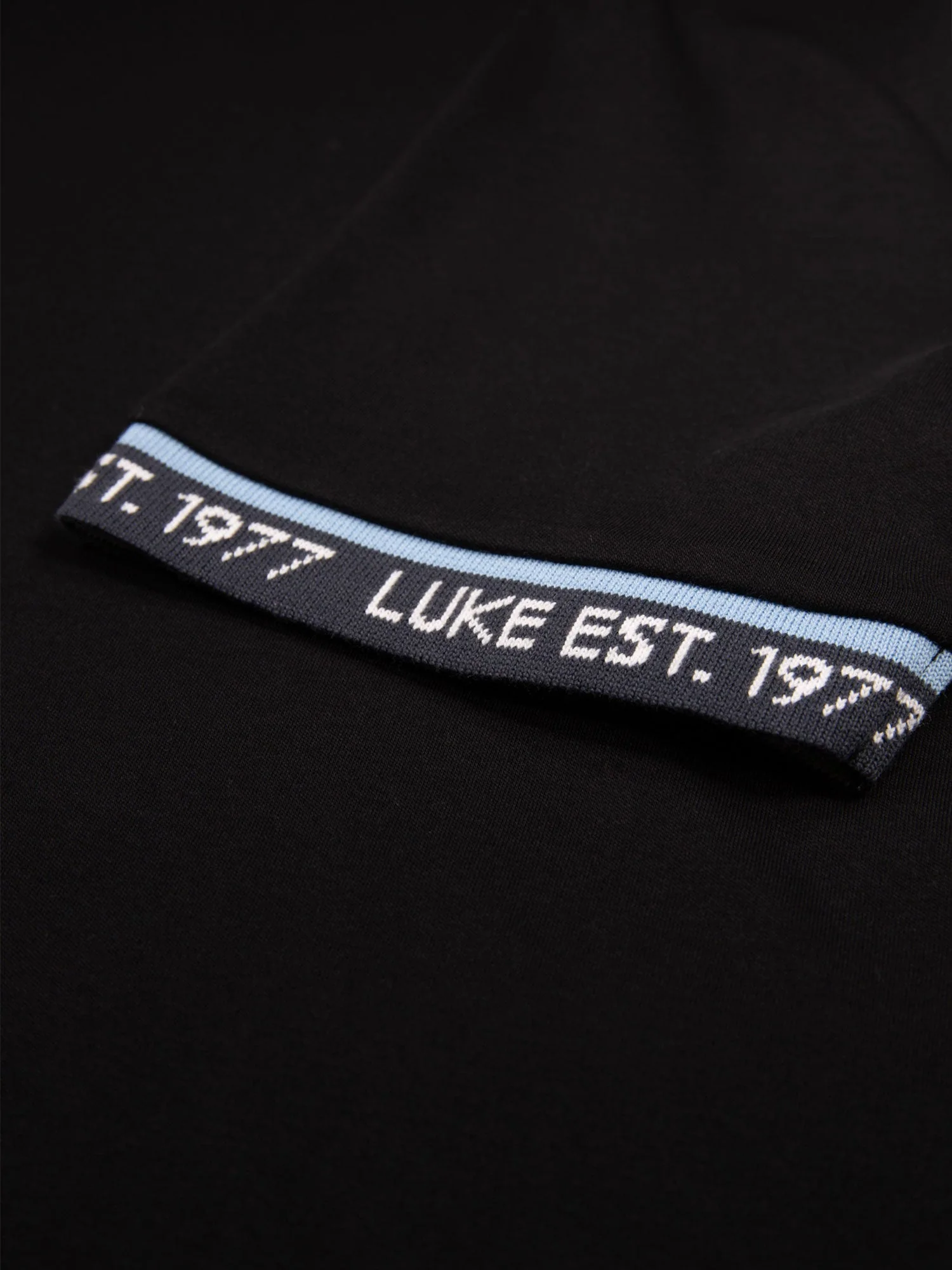 Luke 1977 M800153 Nelson Text Cuff Shirt Black - Image 4