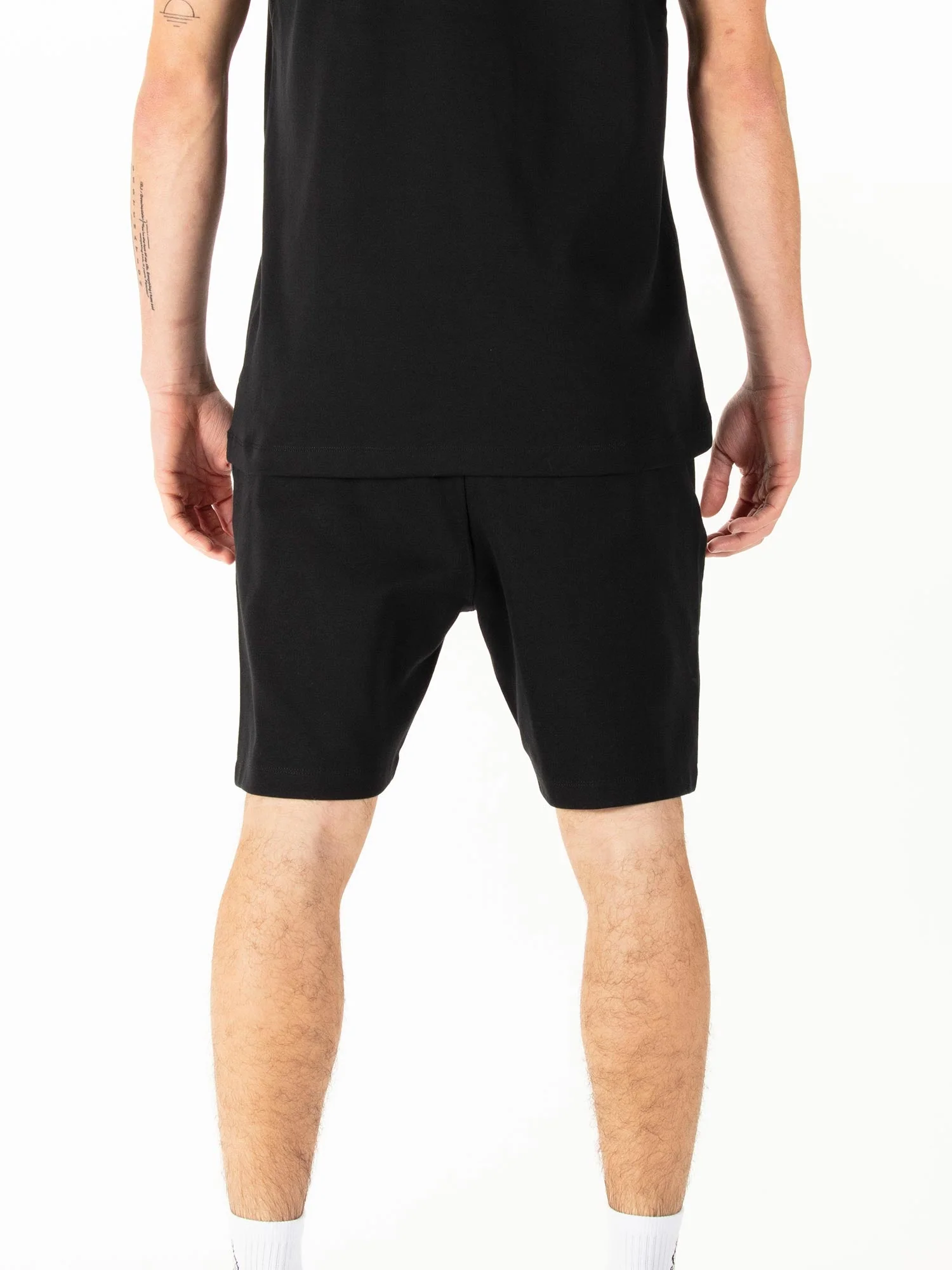 Luke 1977 M801052 Reid Text Detail Shorts Black - Image 3
