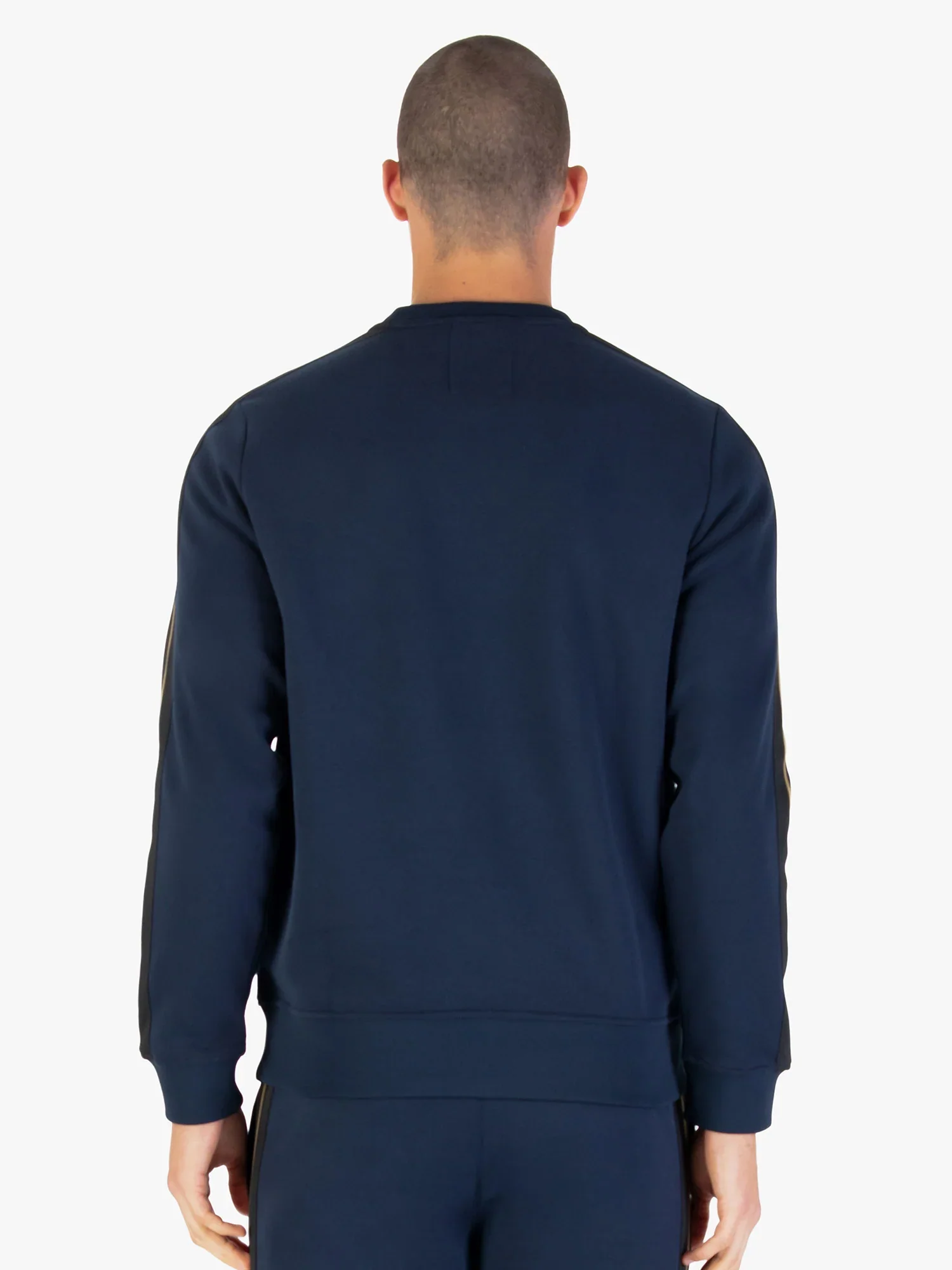 Luke 1977 Massachusetts 1000 Tape Detail Sweat - Dark Navy - Image 2