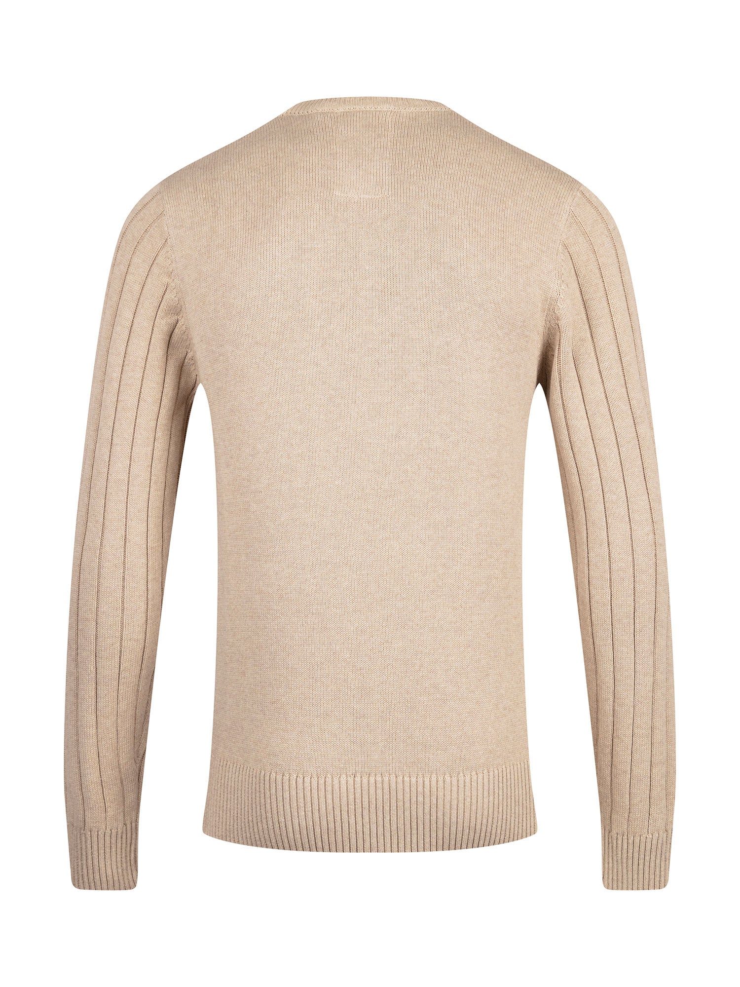 Luke 1977 M810650 Mitchem Cable Knit Jumper Stone - Image 2