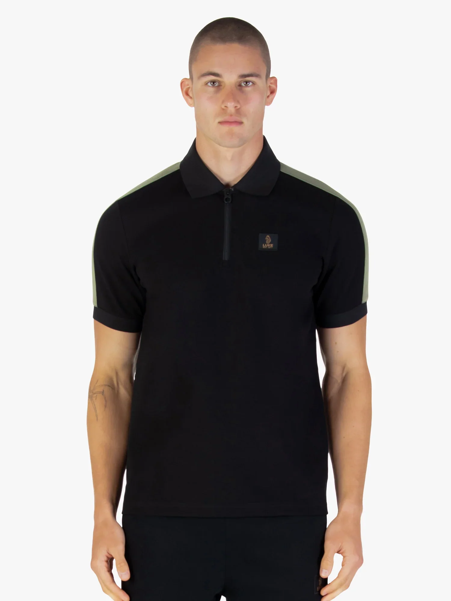 Luke 1977 Caltech 1000 Zip Polo - Black Clover - Image 2