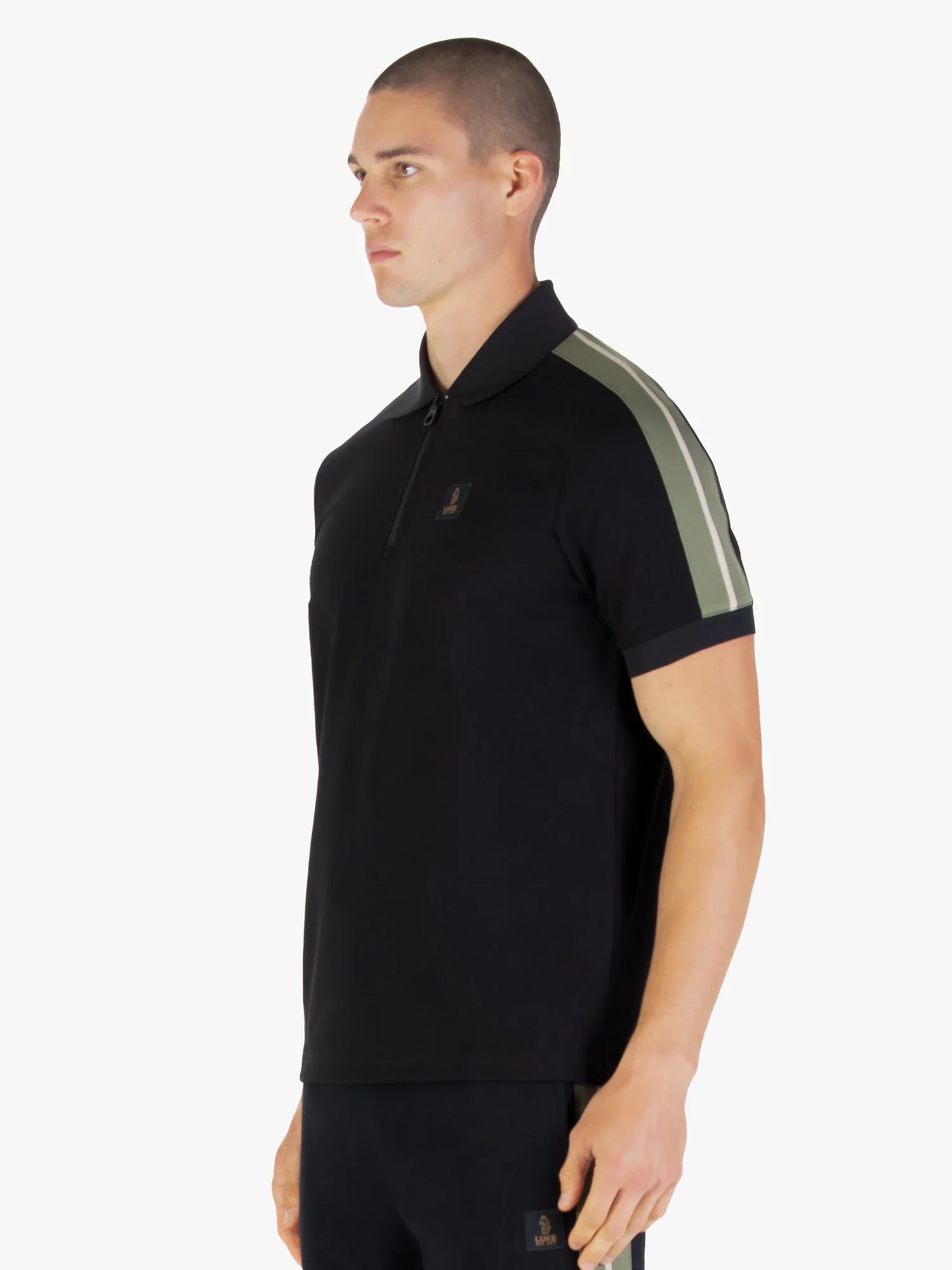 Luke 1977 Caltech 1000 Zip Polo - Black Clover - Image 4