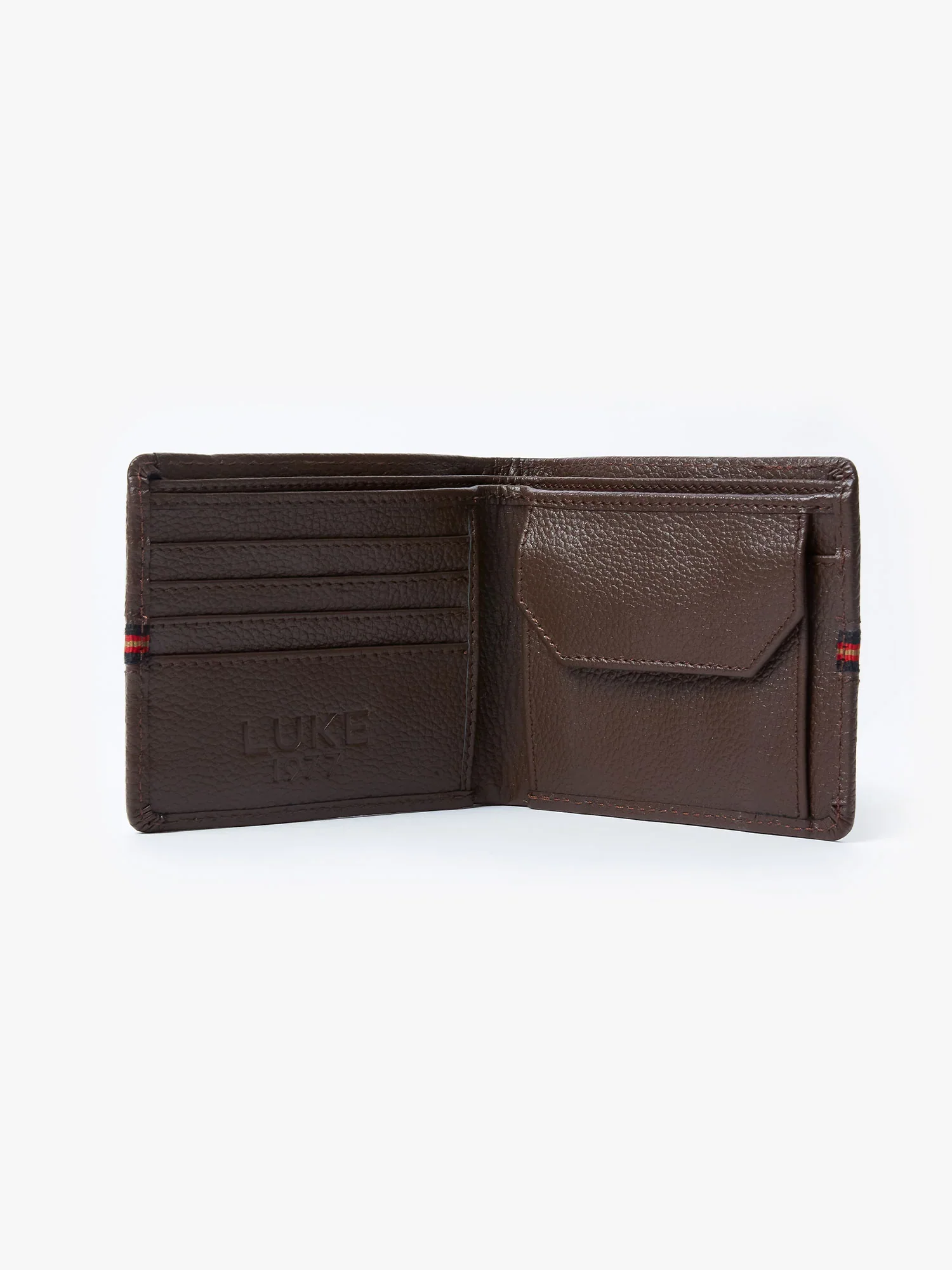 Luke 1977 Milled Leather Wallet - Brown - Image 3