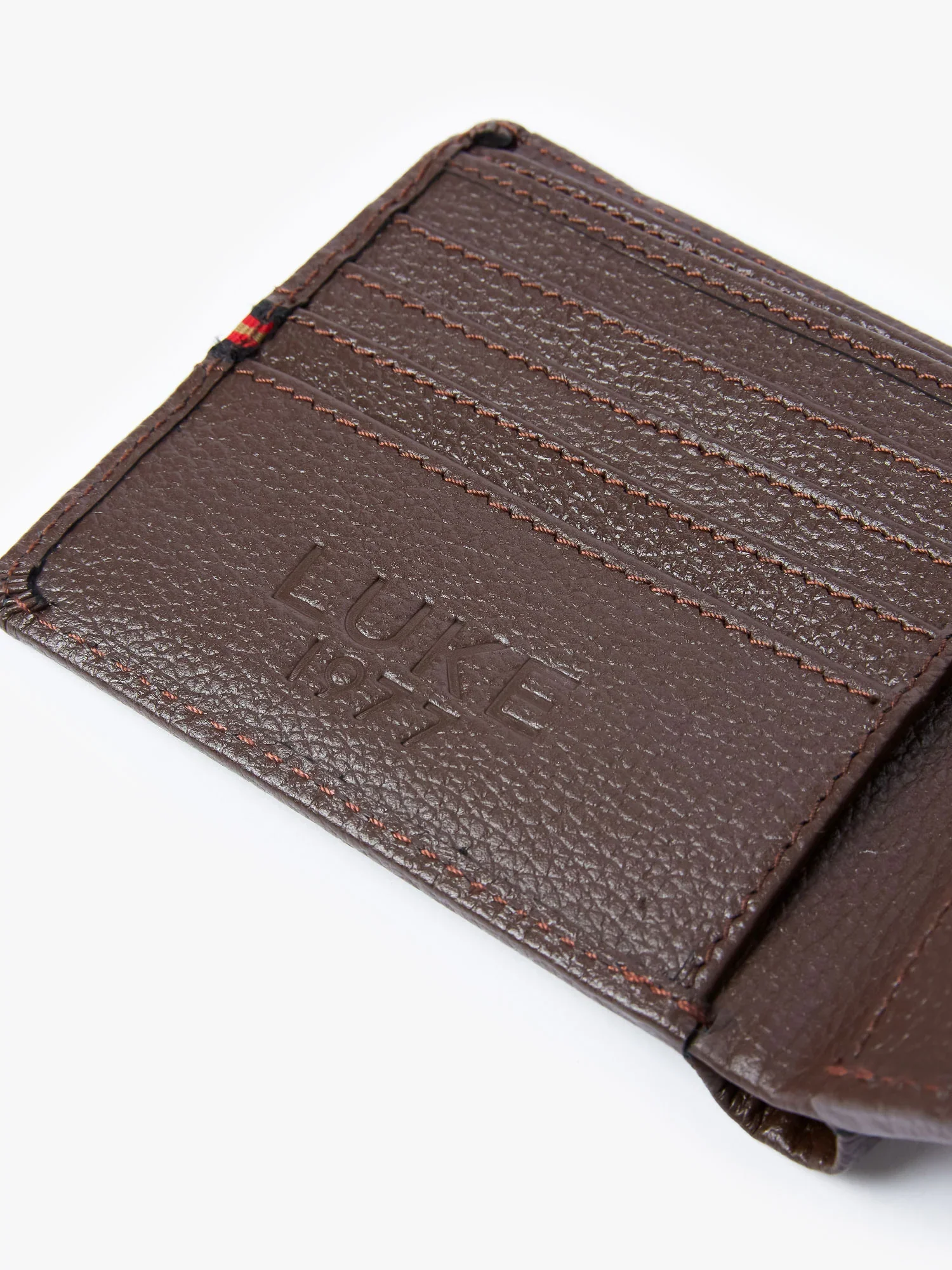 Luke 1977 Milled Leather Wallet - Brown - Image 4