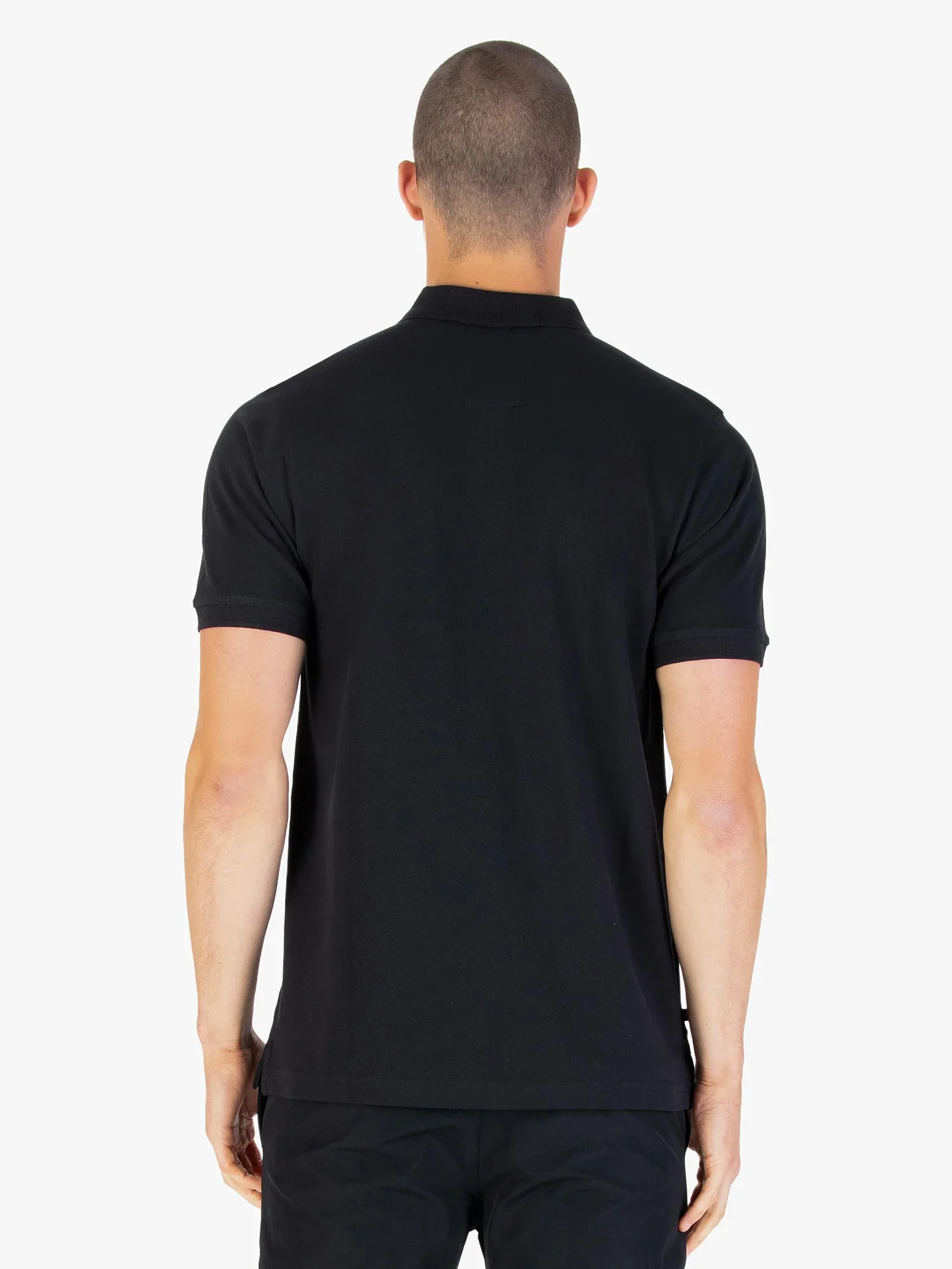 Luke 1977 New Mead Pique Polo Shirt - Black - Image 2