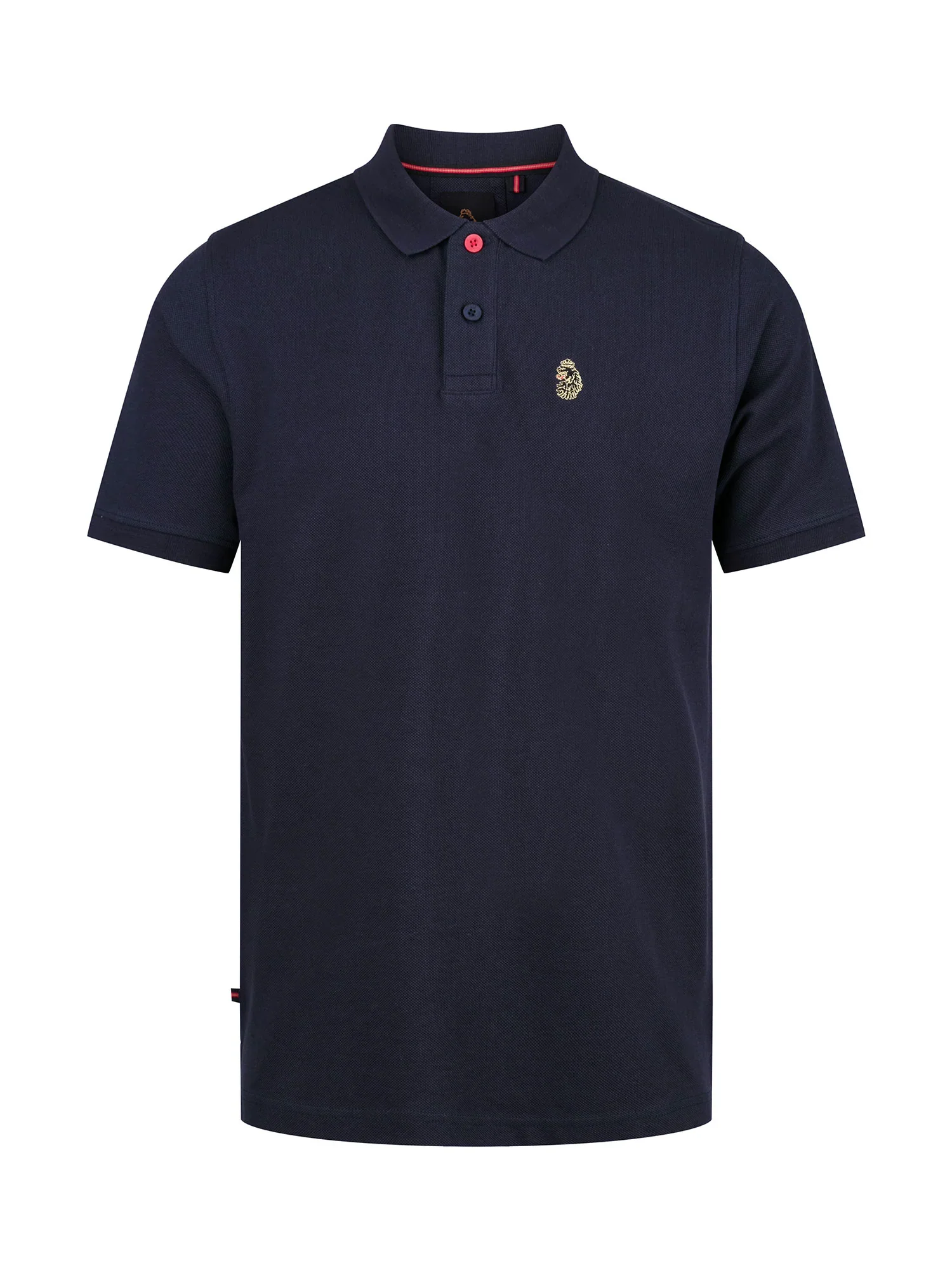 Luke 1977 New Mead Pique Polo Shirt - Dark Navy - Image 4