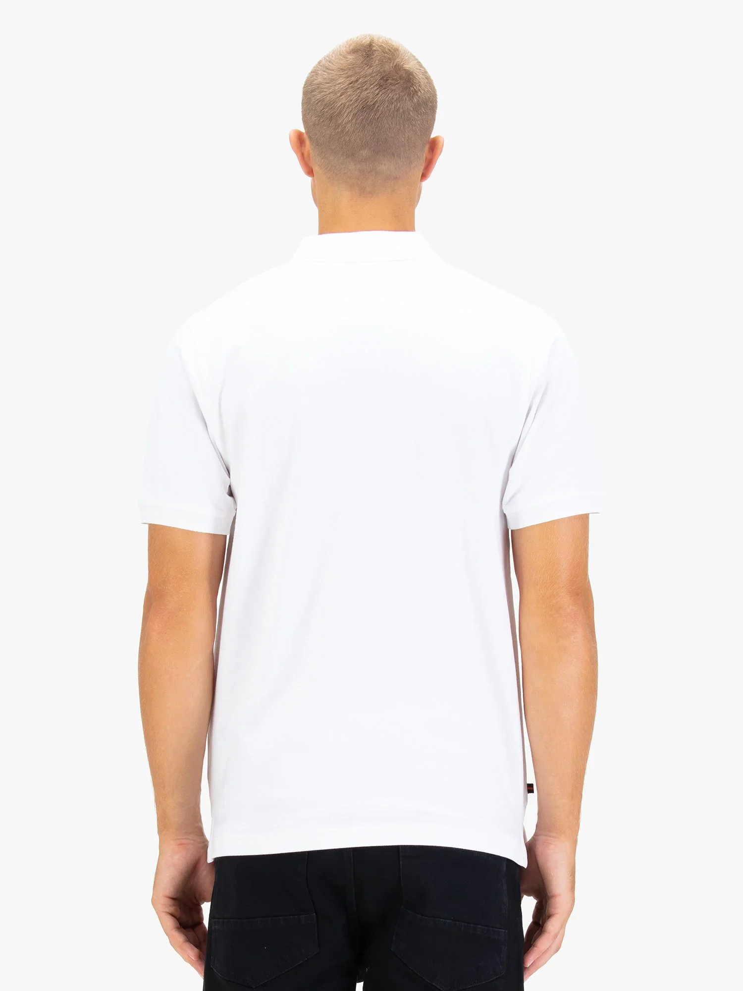 Luke 1977 New Mead Pique Polo Shirt - White - Image 2