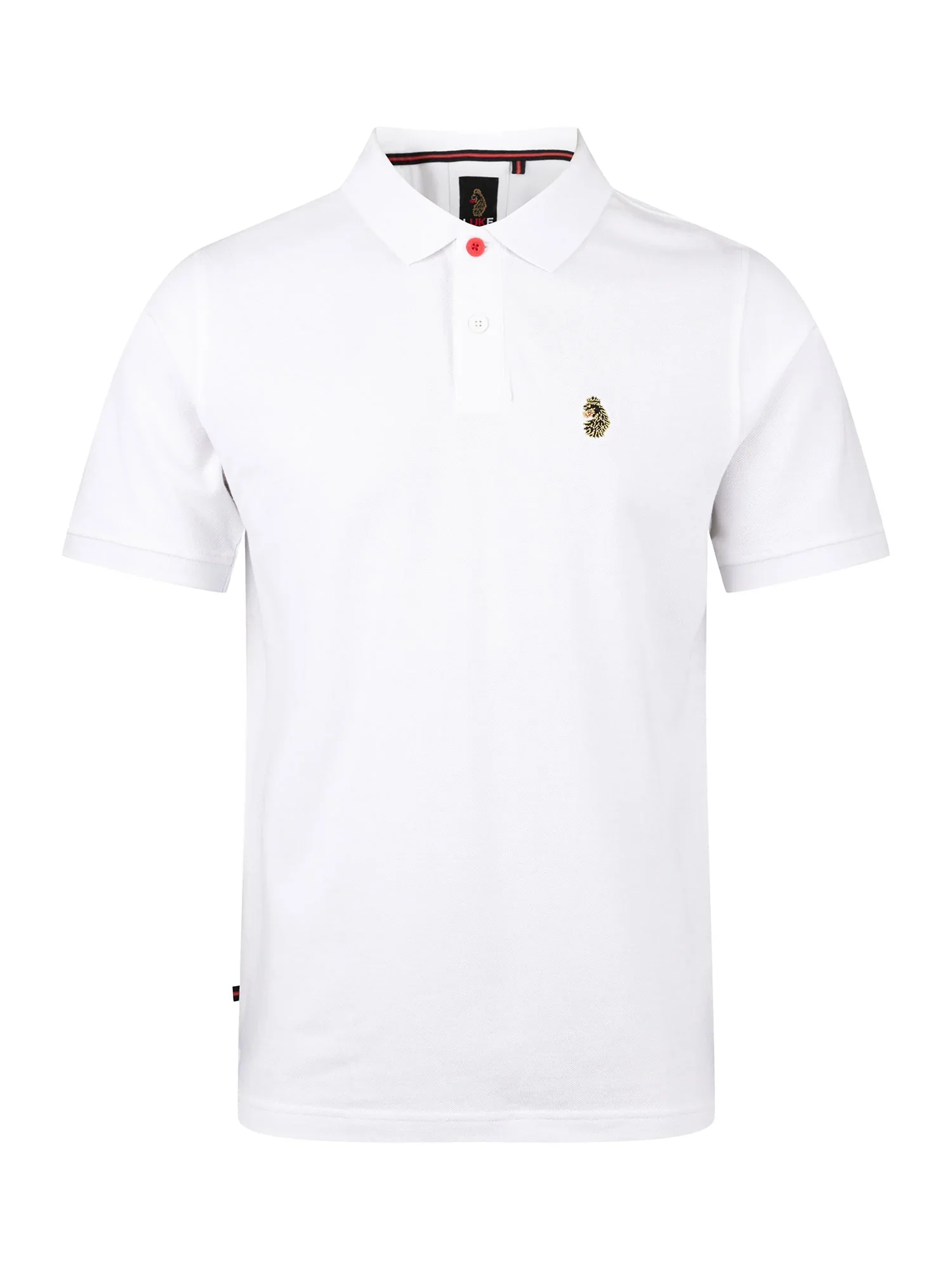 Luke 1977 New Mead Pique Polo Shirt - White - Image 4