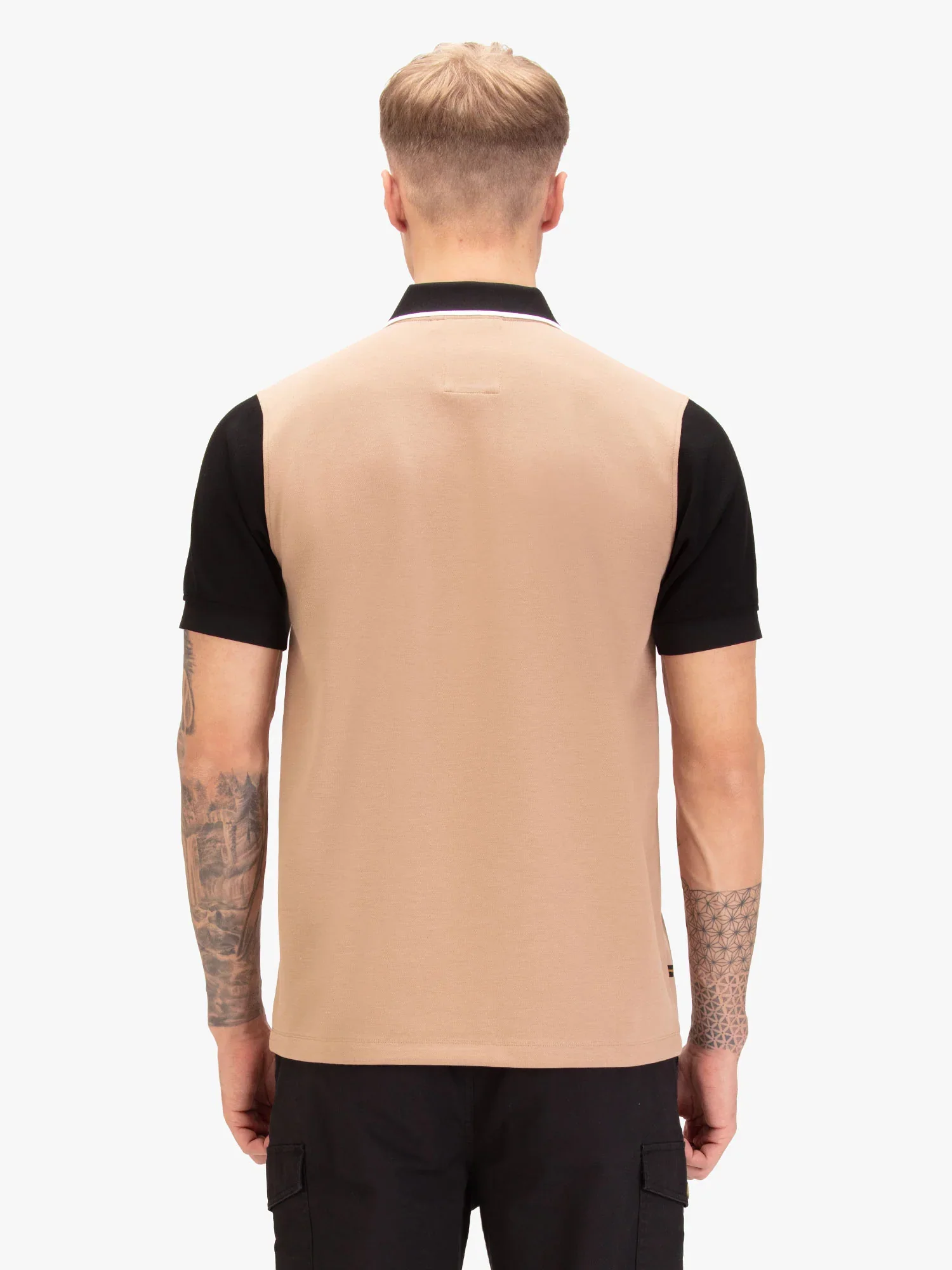 Luke 1977 Saddleworth Polo Shirt - Fawn - Image 3