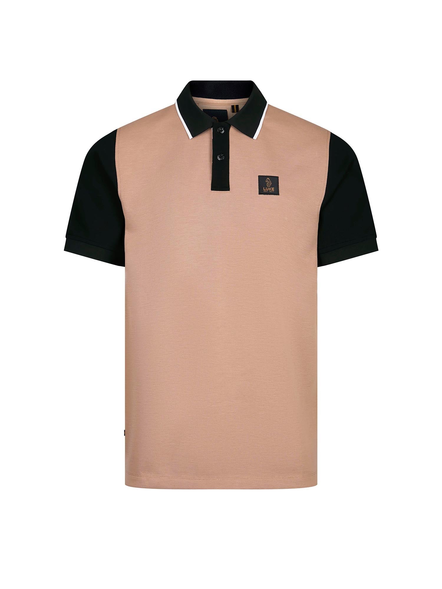 Luke 1977 Saddleworth Polo Shirt - Fawn - Image 4