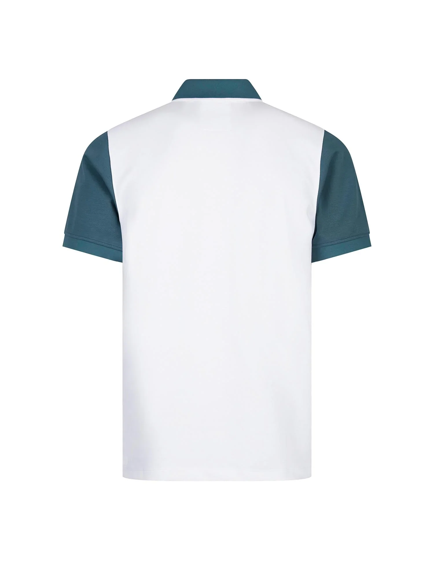 Luke 1977 Saddleworth Polo Shirt - White Teal - Image 5