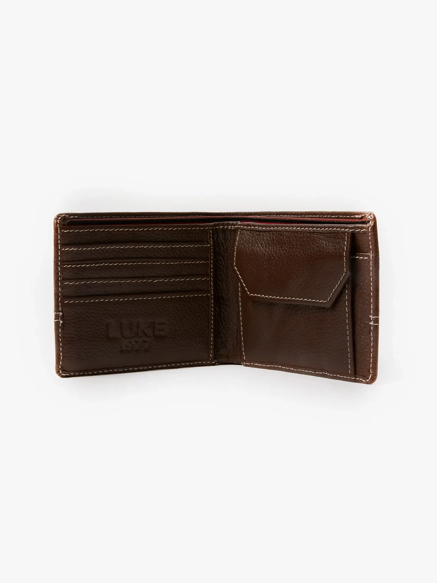 Luke 1977 Volcombe Leather Wallet - Brown - Image 4