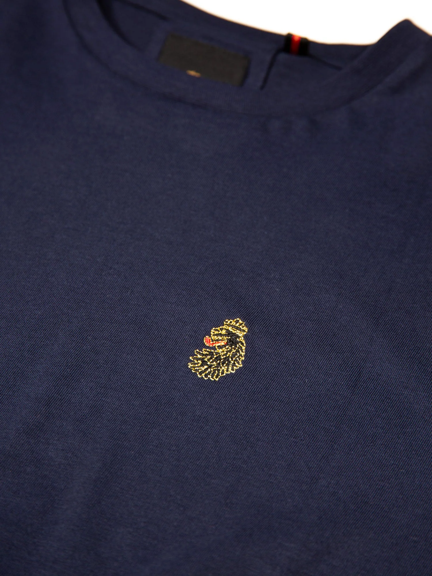 Luke 1977 ZM280165 Traff Core Crew T-shirt Very Dark Navy - Image 4