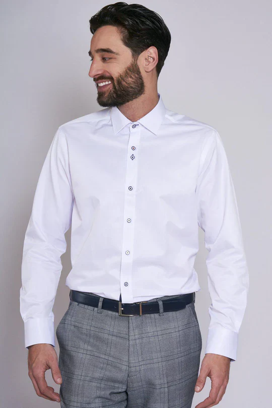 Marc Darcy Alfie Shirt White - Image 2
