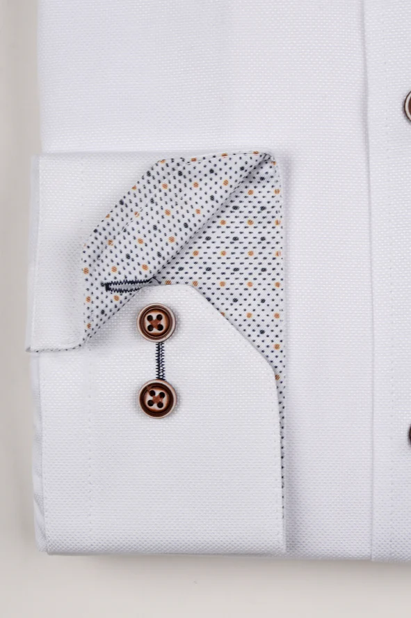 Marc Darcy Grandad Collar Archie Shirt White - Image 5