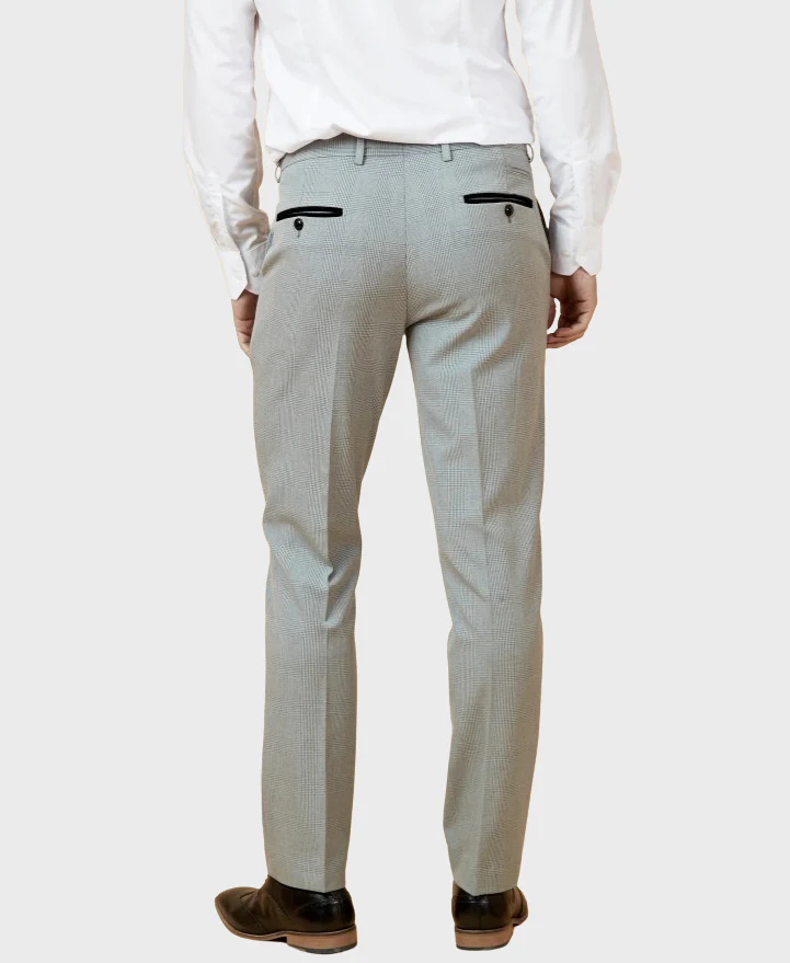 Marc Darcy Bromley Trousers Silver - Image 2