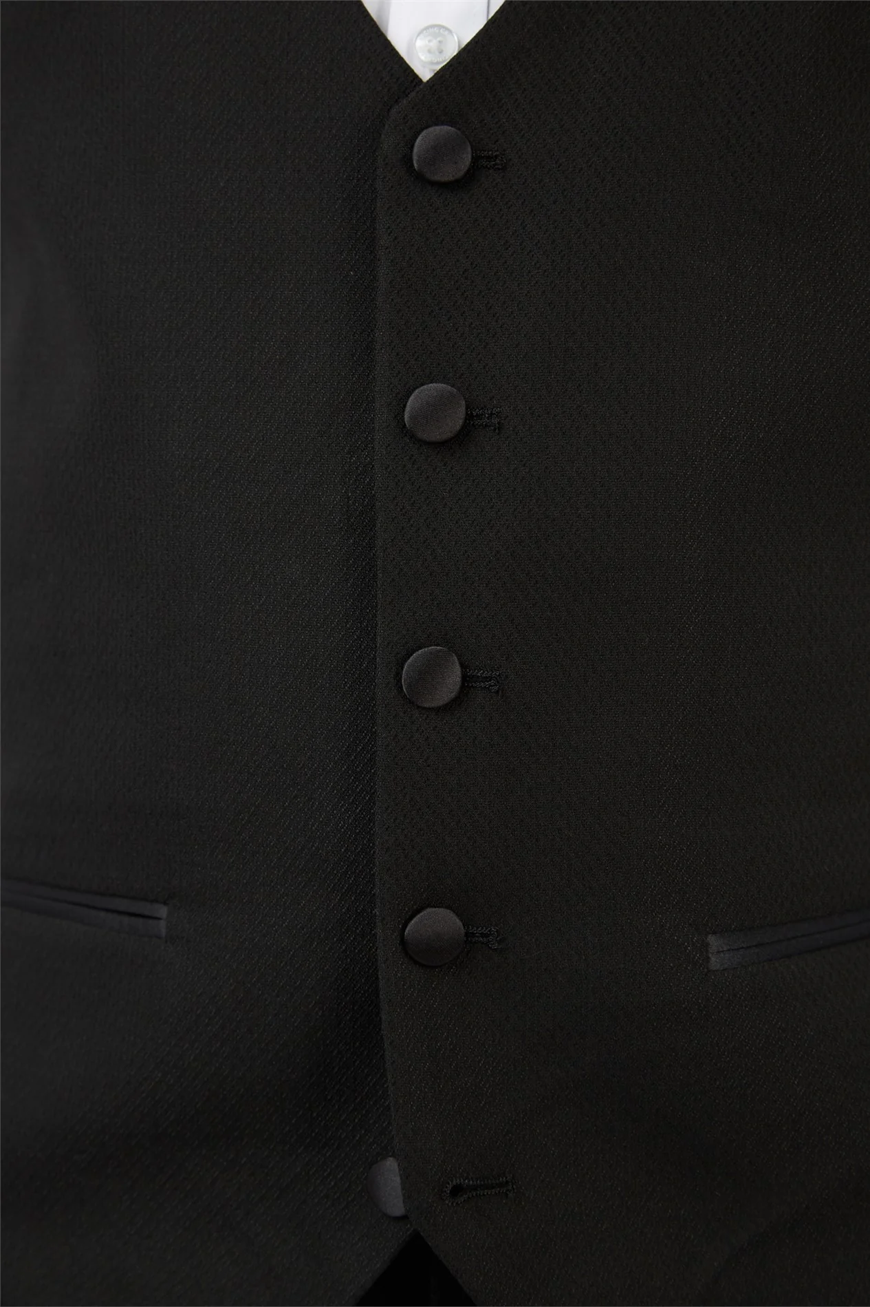 Marc Darcy Dalton Waistcoat Black - Image 3