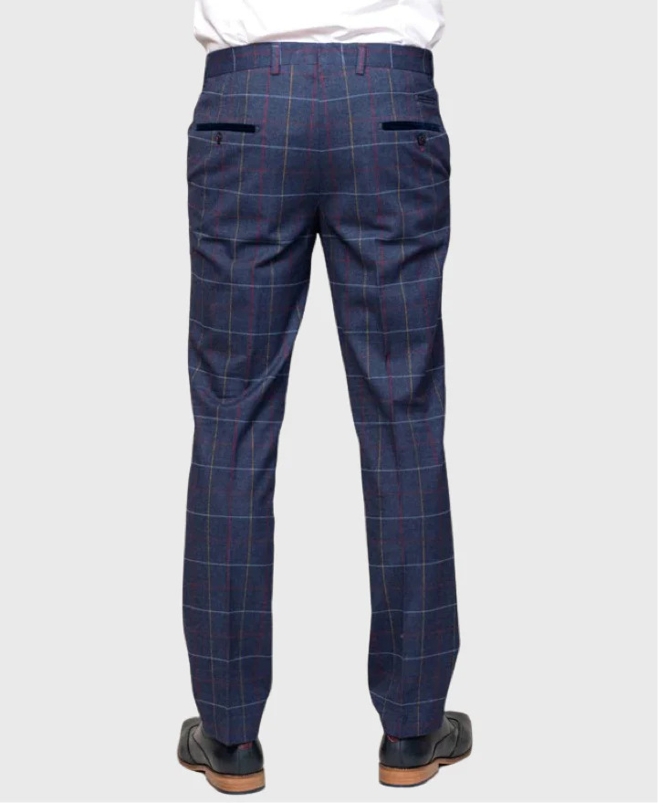 Marc Darcy Drake Trousers Navy - Image 2