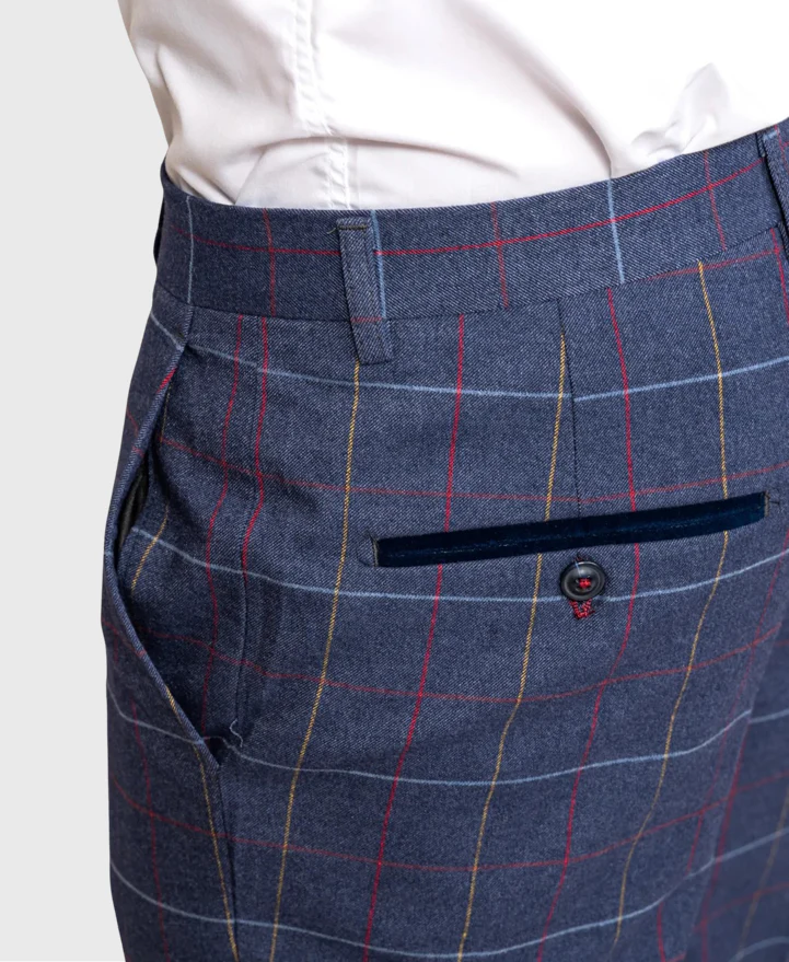 Marc Darcy Drake Trousers Navy - Image 3