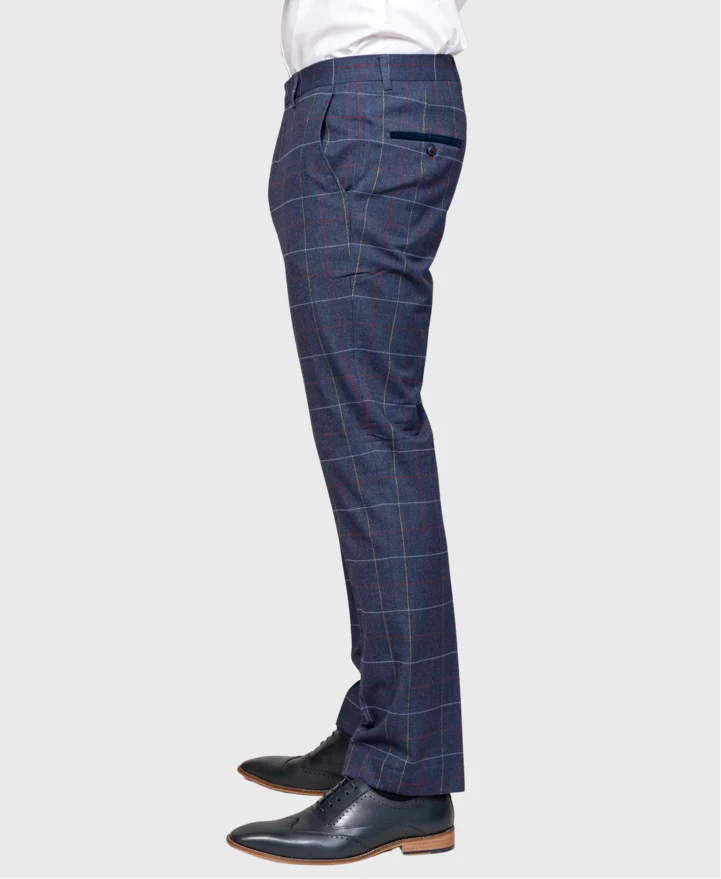 Marc Darcy Drake Trousers Navy - Image 4