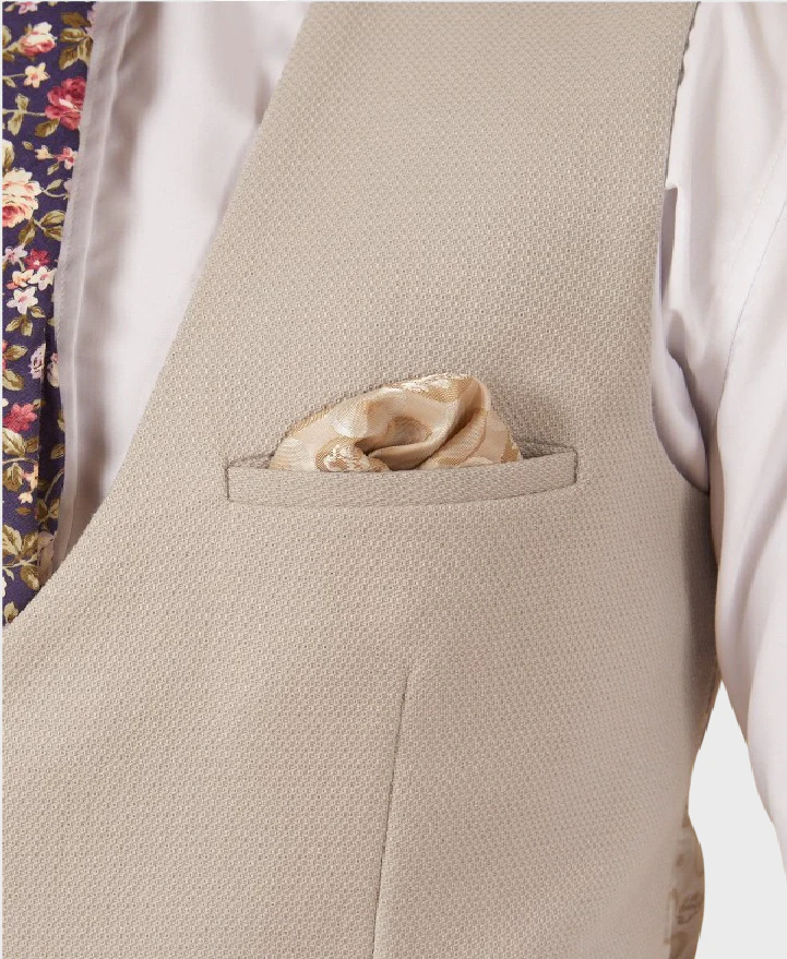 Marc Darcy HM5 Waistcoat Stone - Image 3