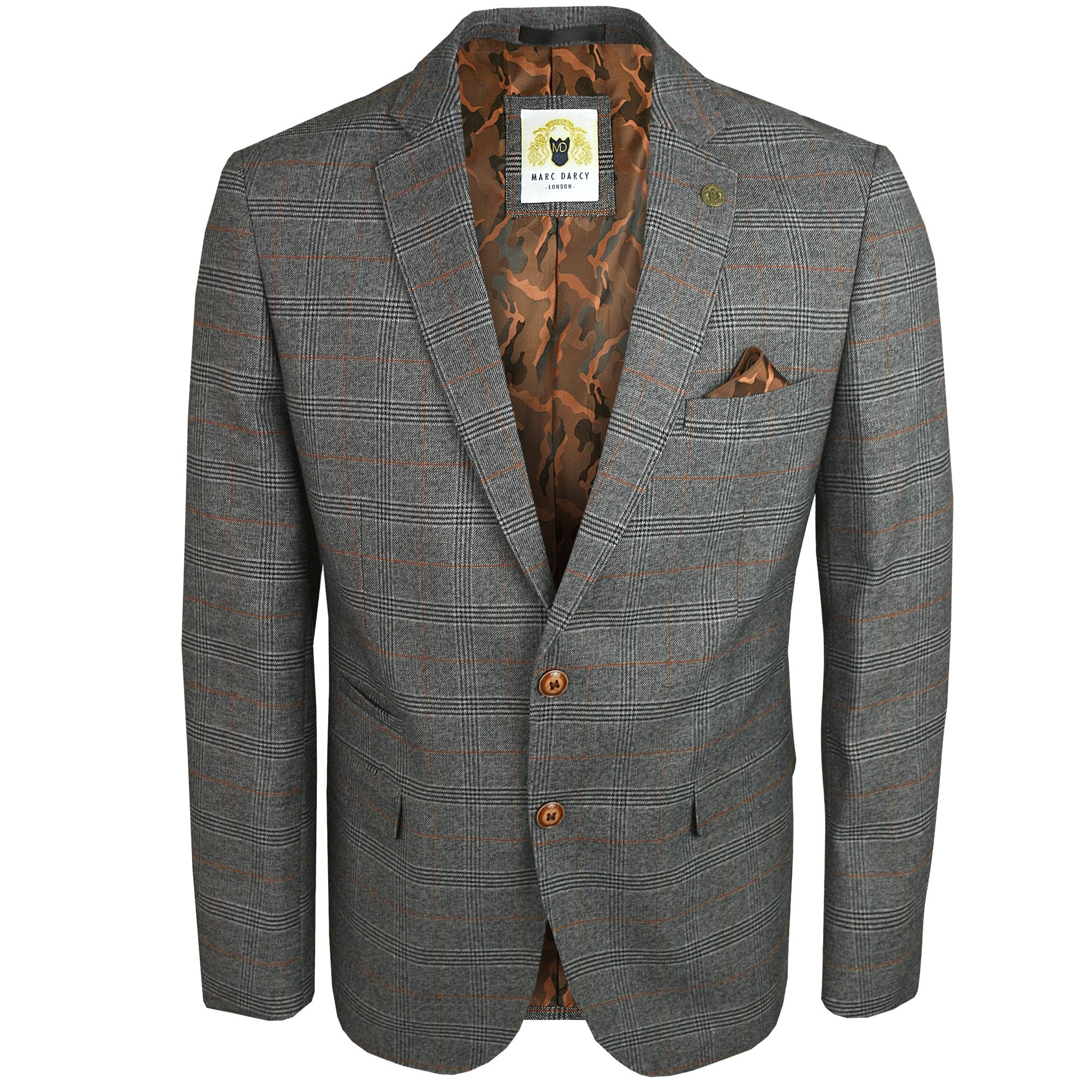 Marc Darcy Jenson Check Blazer Grey - Image 5