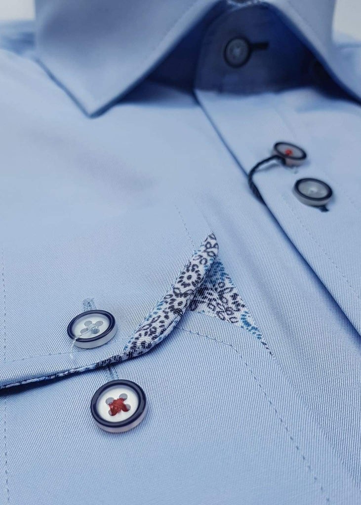 Marc Darcy Alfie Shirt Sky Blue - Image 3