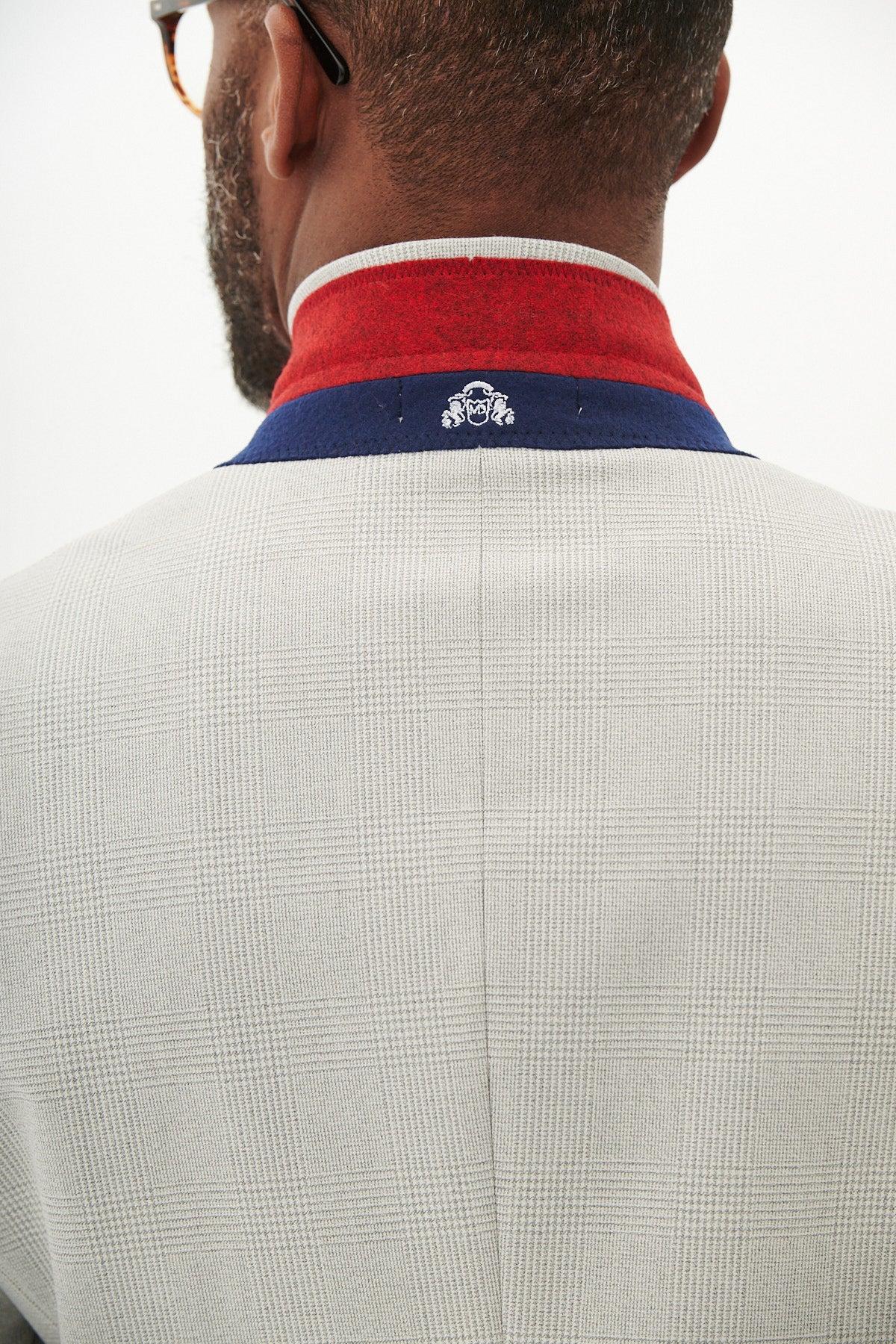 Marc Darcy Bromley Blazer - Stone Check - Image 4