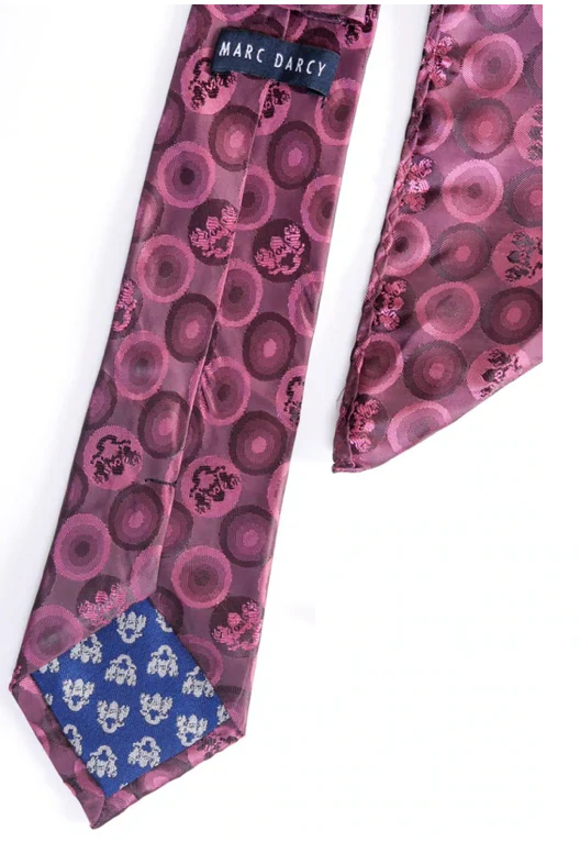 Marc Darcy Bubbles Tie Set Berry - Image 3
