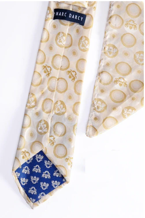 Marc Darcy Bubbles Tie Set Stone - Image 2