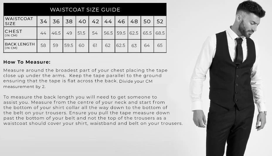 Marc Darcy Edinson Waistcoat Navy Wine - Image 3