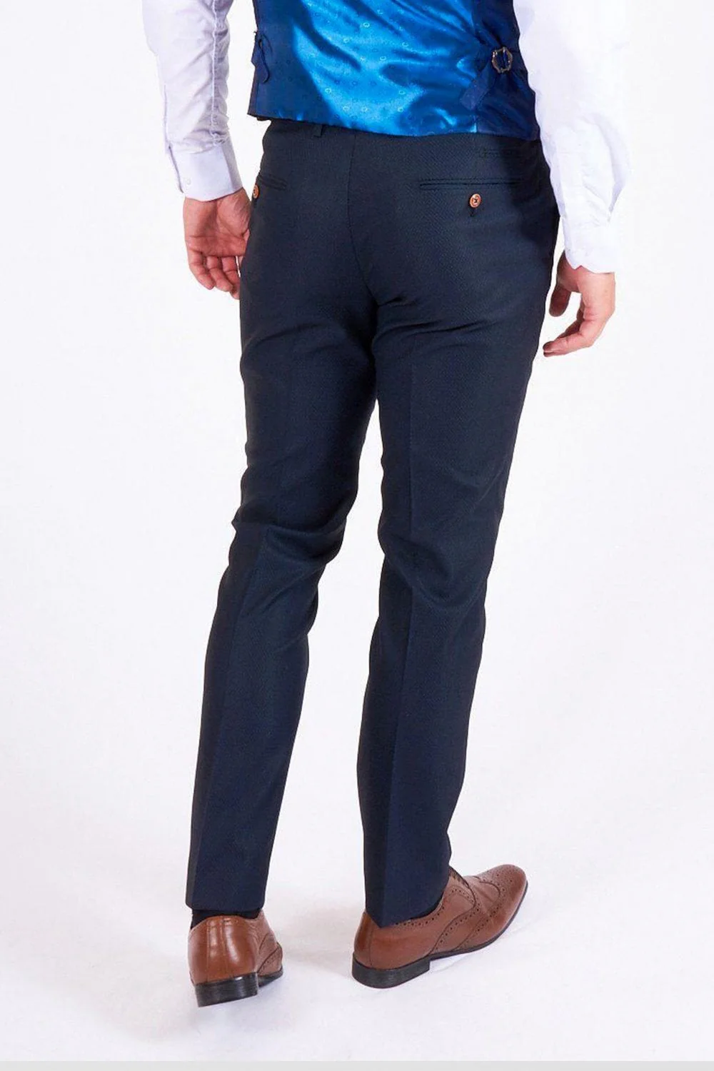 Marc Darcy Max Trousers Navy - Image 3