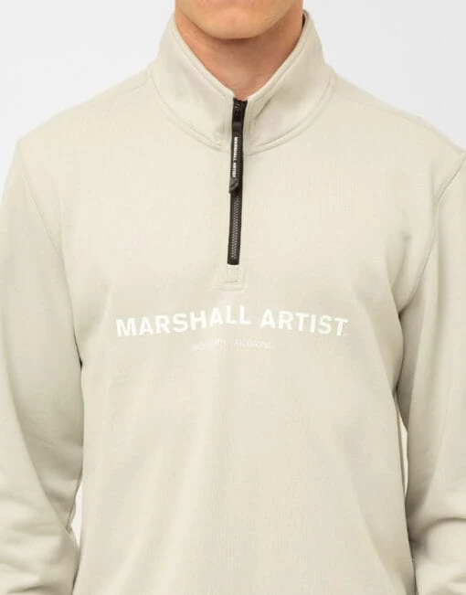 Marshall Artist Coastal Erosion 1/4 Zip Dove - Image 3