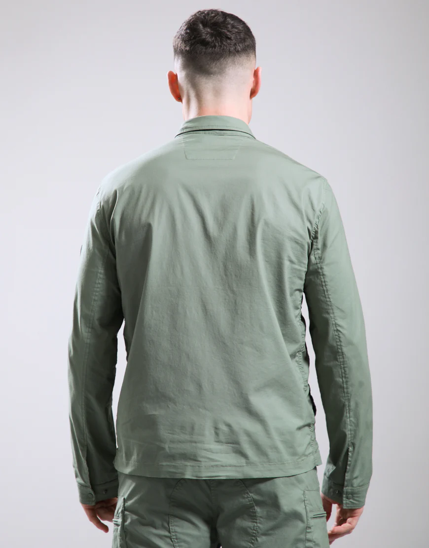 Marshall Artist MSATM10972 Seafield Overshirt - Sage - Image 3