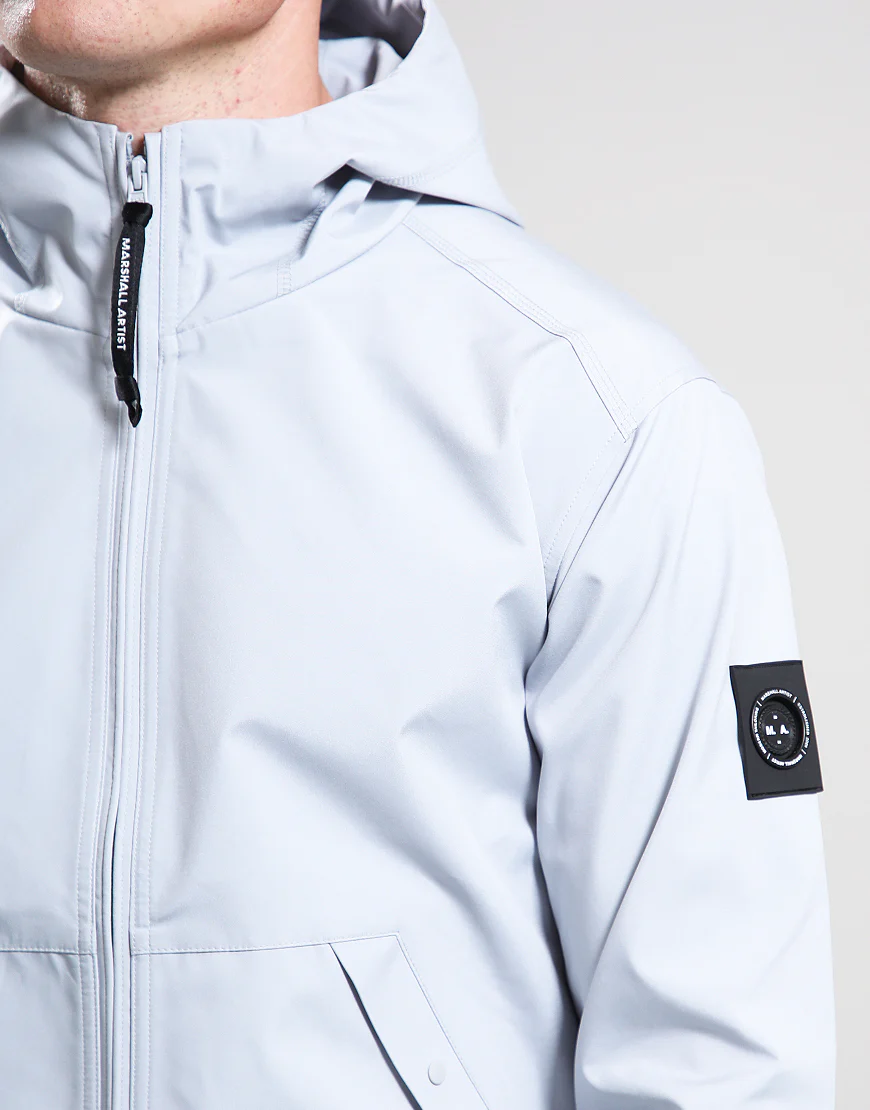 Marshall Artist Meldon Liteshell Jacket Ghost Grey - Image 3