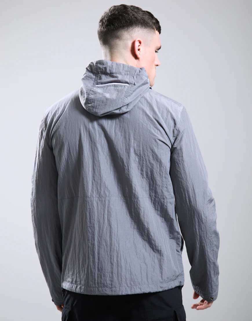 Marshall Artist MSATM11162 Sicuro Hooded Overshirt - Volcanic Grey 046 - Image 2