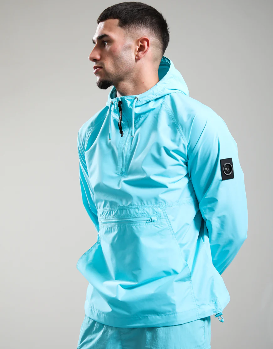 Marshall Artist MSATM11205 Prenton 1/4 zip Jacket - CYAN